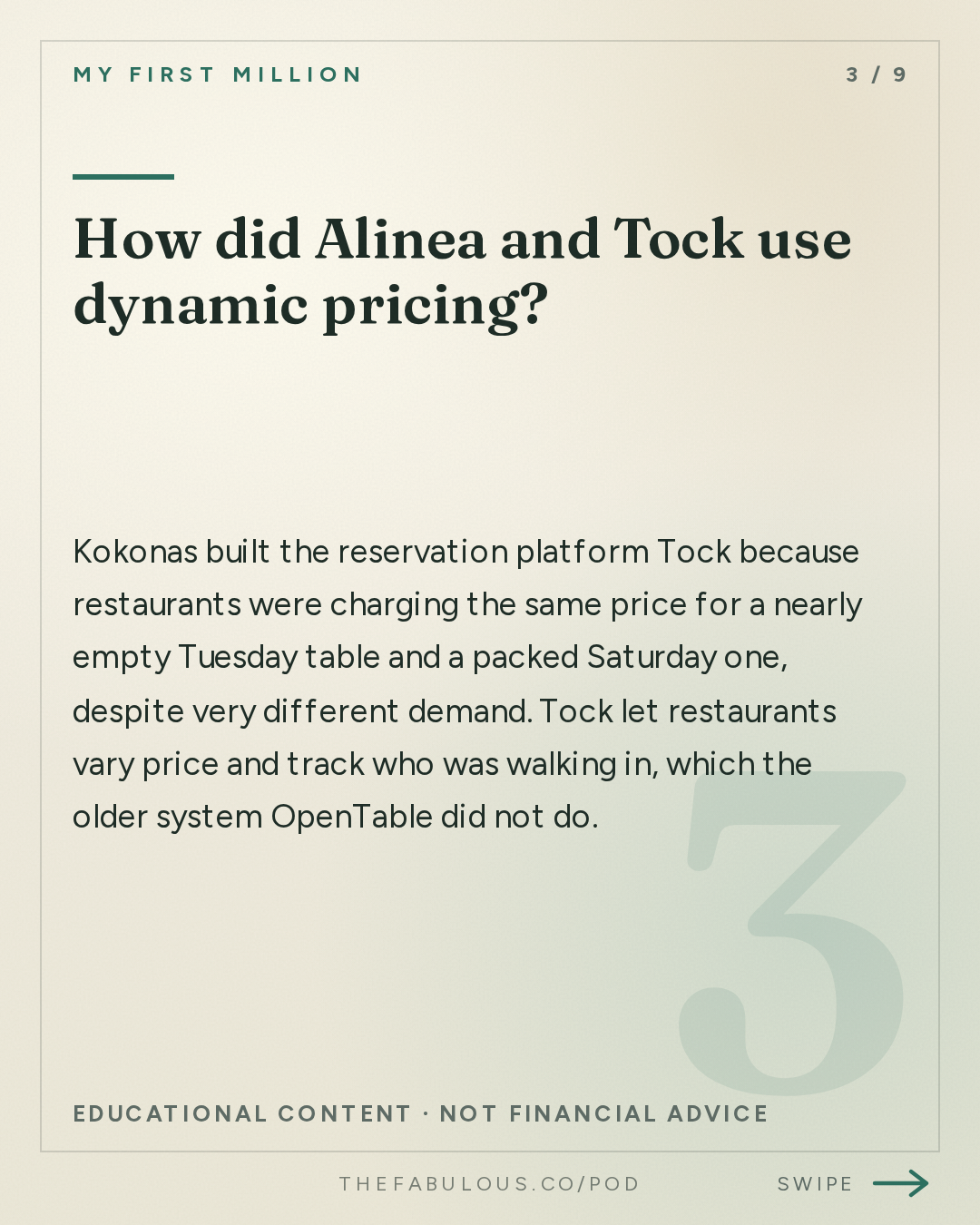 How did Alinea and Tock use dynamic pricing? — My First Million: How to find your arbitrage (from the guy who’s done it 3x) ft. Nick Kokonas
