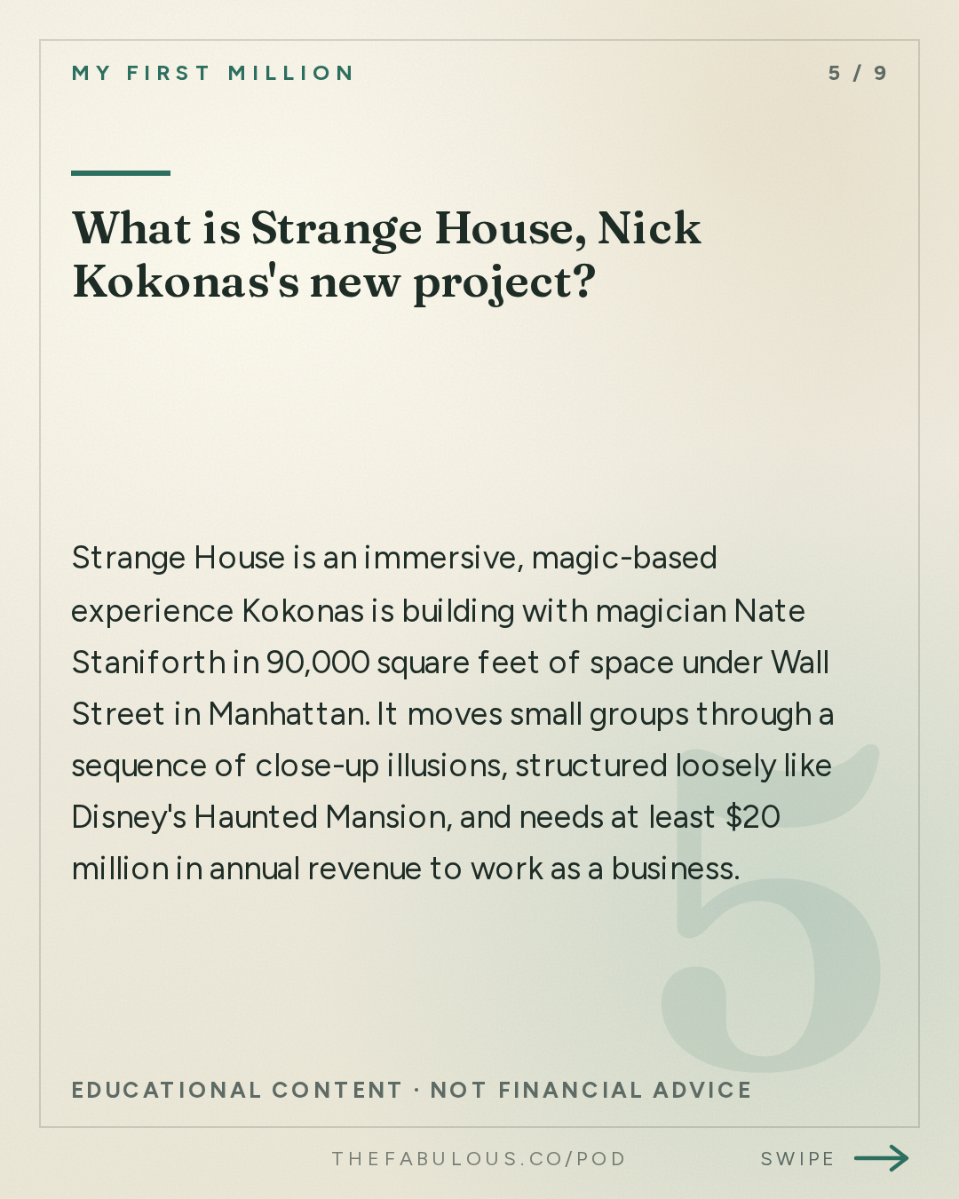 What is Strange House, Nick Kokonas's new project? — My First Million: How to find your arbitrage (from the guy who’s done it 3x) ft. Nick Kokonas