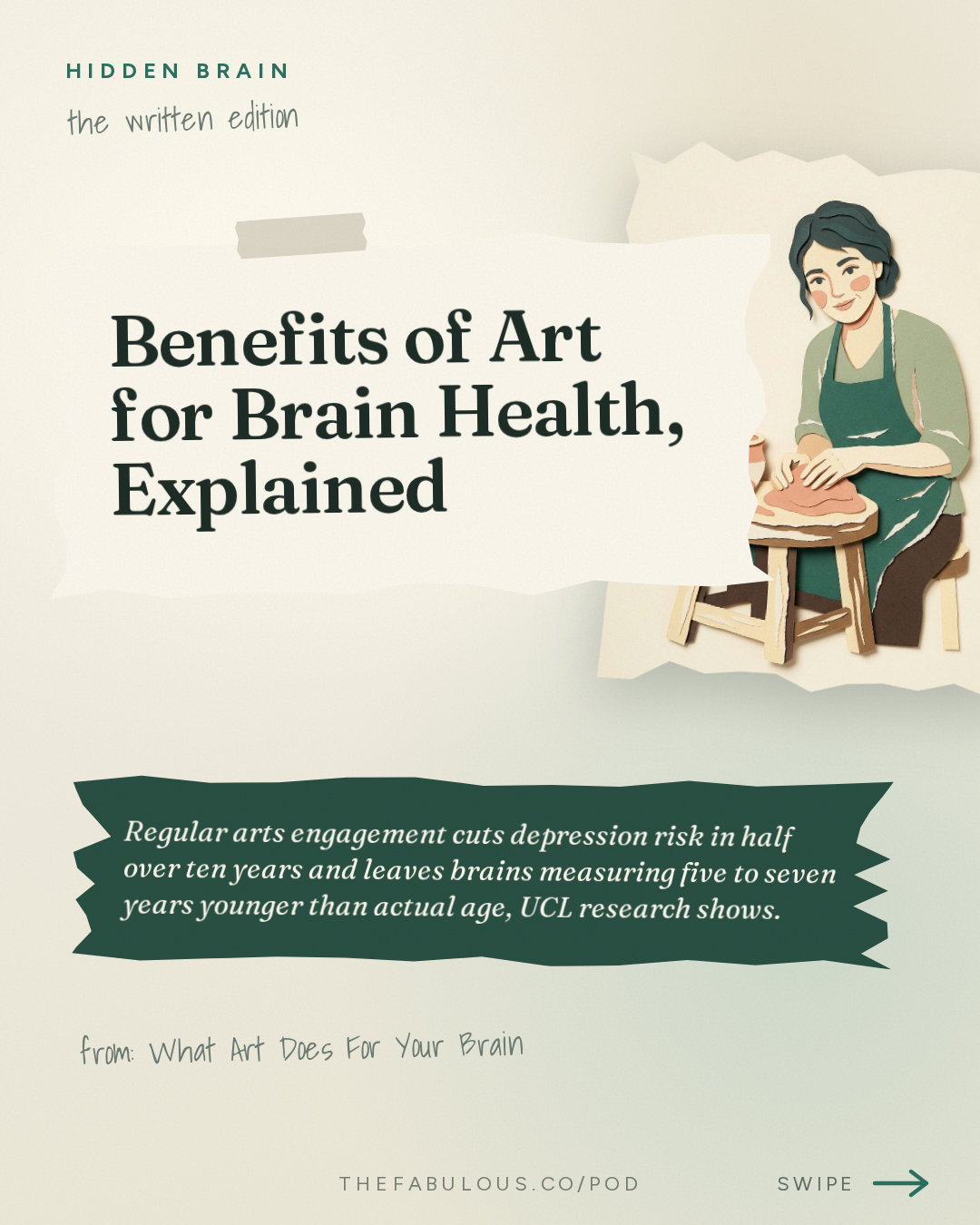 Benefits of Art for Brain Health, Explained — Hidden Brain: What Art Does For Your Brain