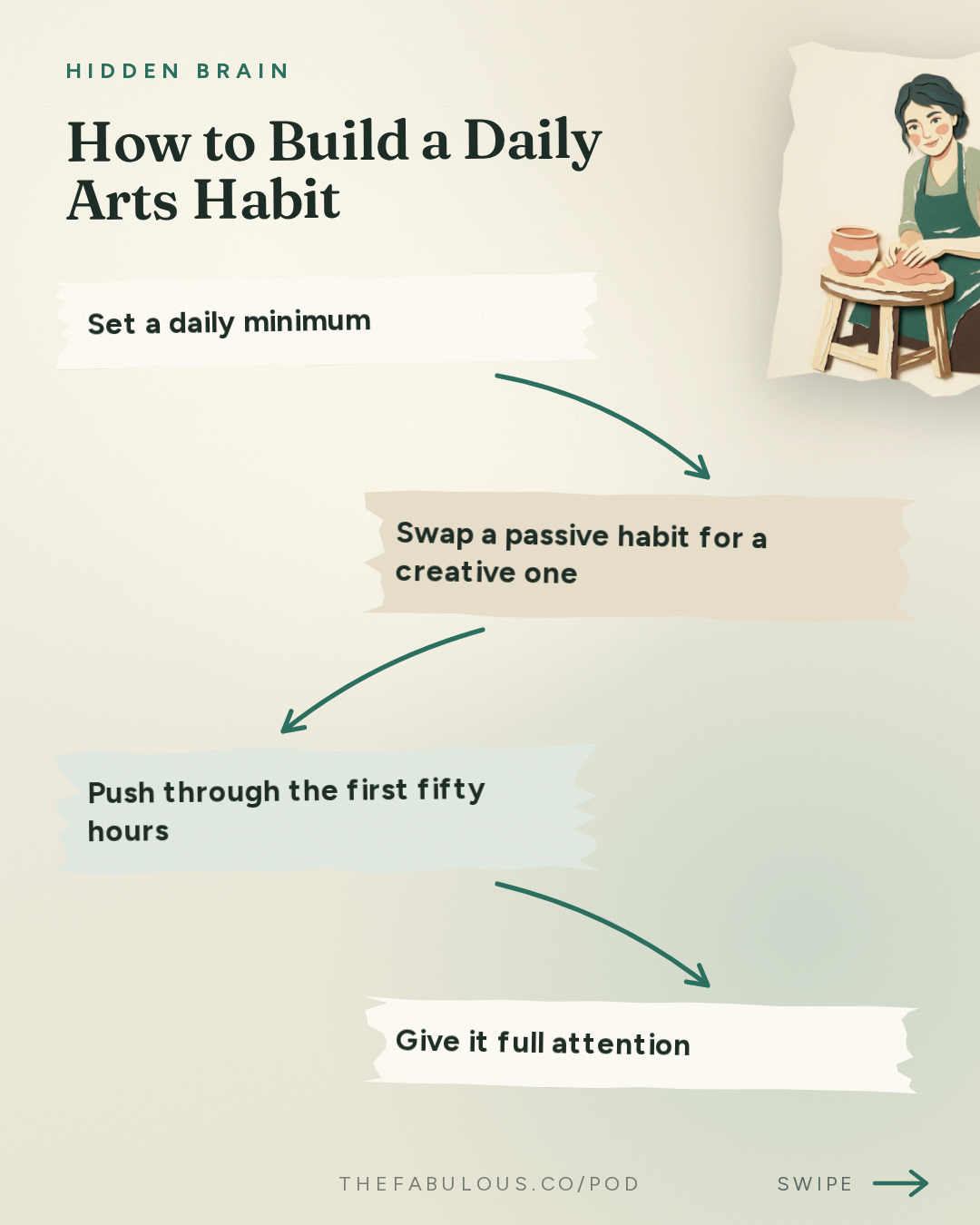 How to Build a Daily Arts Habit — Hidden Brain: What Art Does For Your Brain