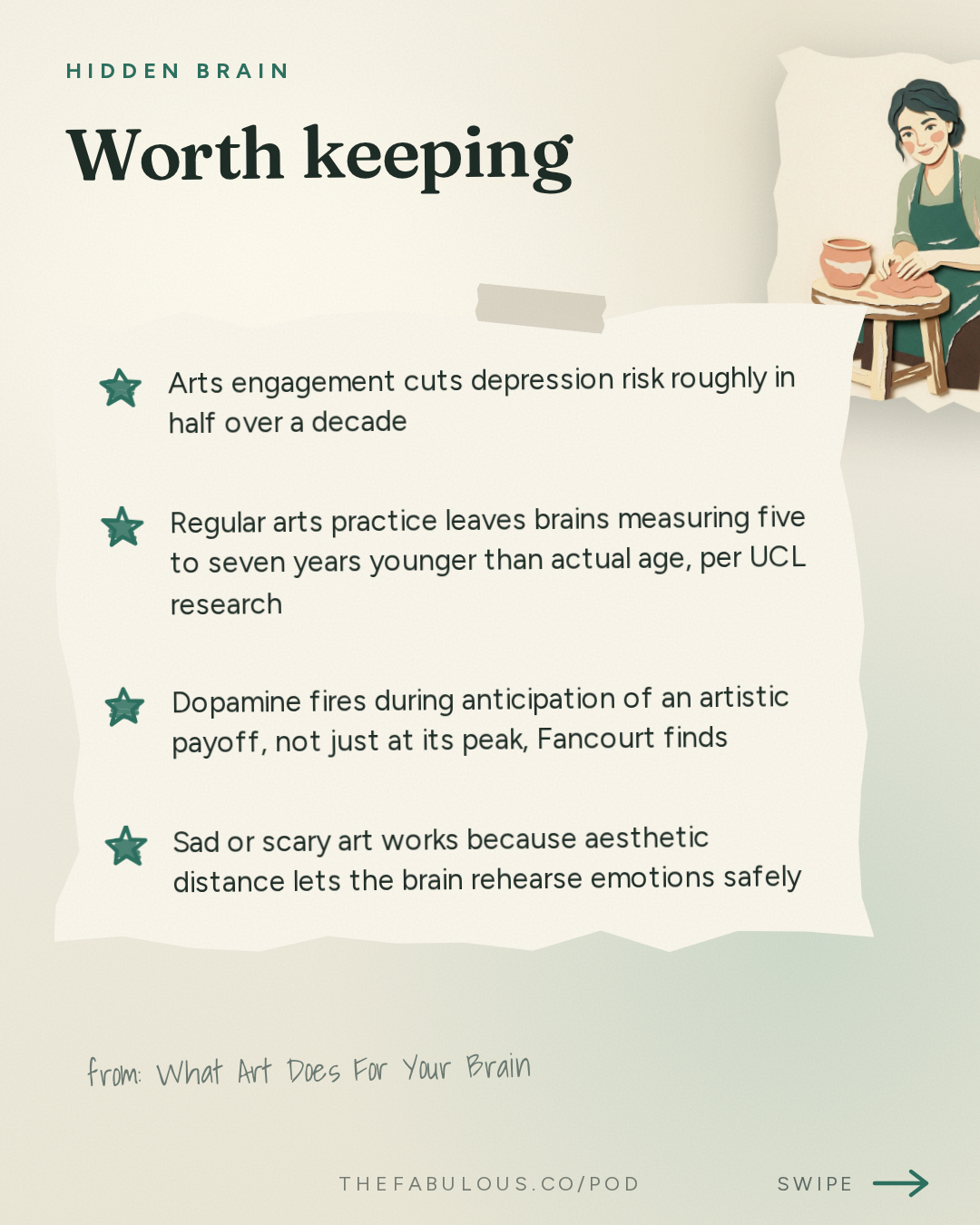 Worth keeping — Hidden Brain: What Art Does For Your Brain