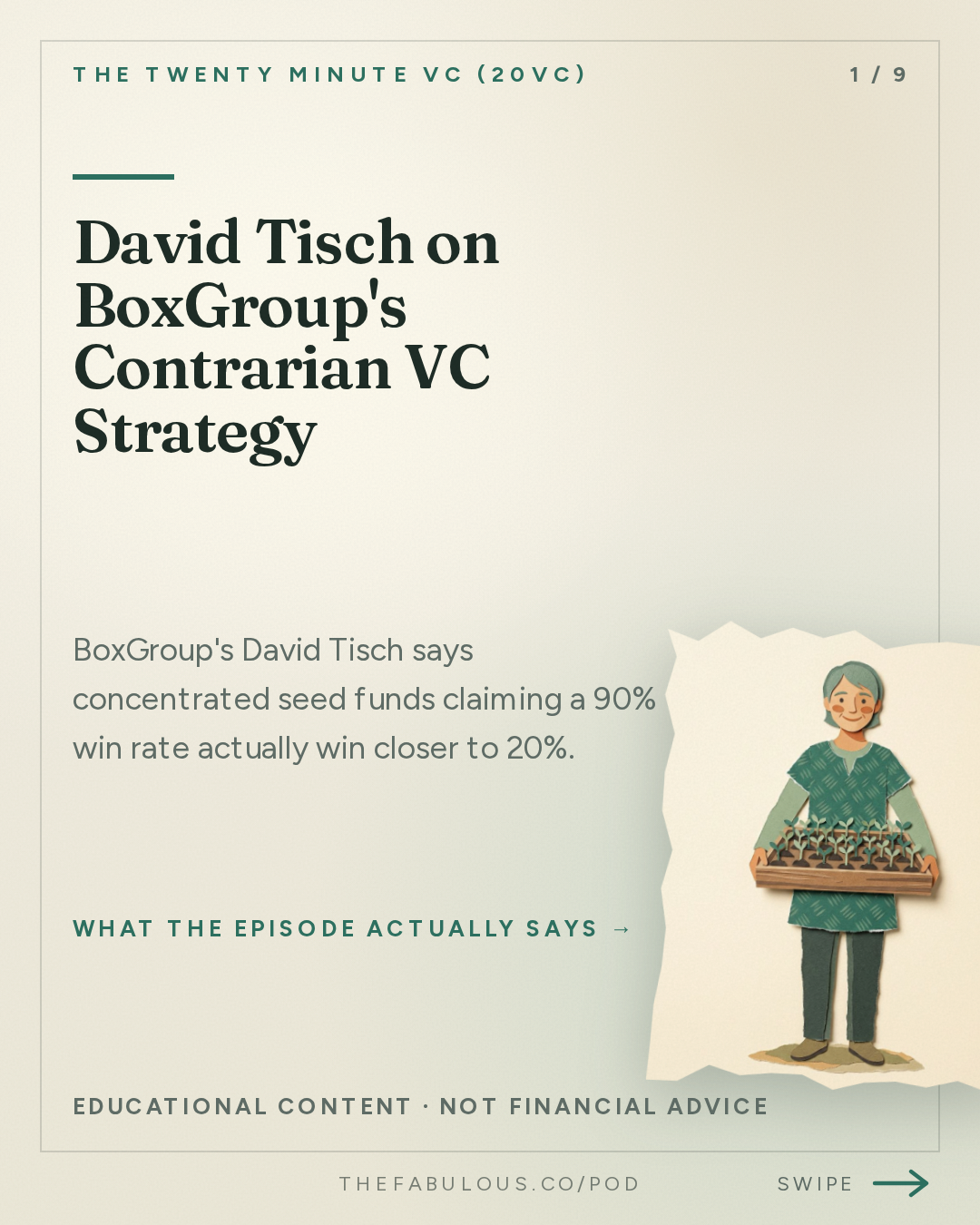 David Tisch on BoxGroup's Contrarian VC Strategy — The Twenty Minute VC (20VC): Venture Capital | Startup Funding | The Pitch: 20VC: David Tisch on Why High Ownership and Concentration is BS | Why No Manager Actually Wants to Stay Small | Why Competing with the Mega Platforms is a Losing Game | Why the Lean Startup is a Fake?