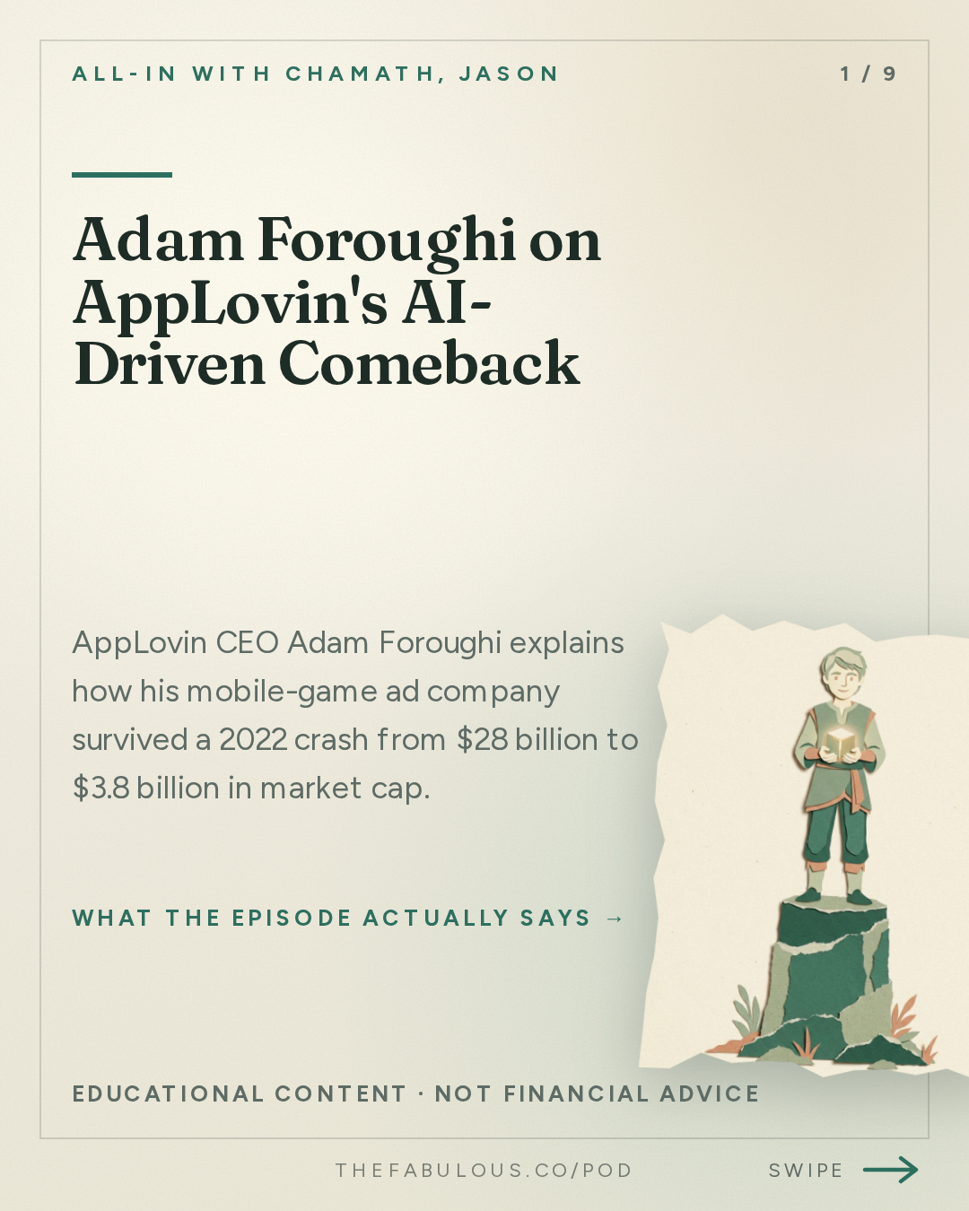 Adam Foroughi on AppLovin's AI-Driven Comeback — All-In with Chamath, Jason, Sacks & Friedberg: Adam Foroughi, Applovin CEO: Surviving a 92% Drawdown, Ads as ML 1.0 & the $50B Game Ad Market