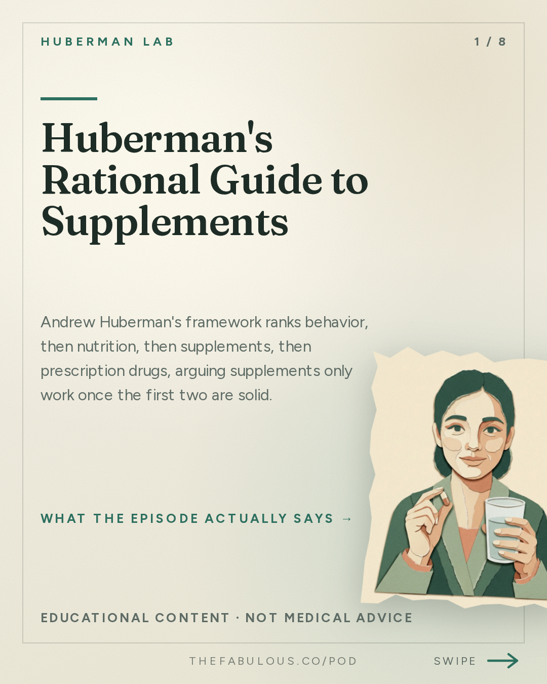 Huberman's Rational Guide to Supplements — Huberman Lab: Essentials: Developing a Rational Approach to Supplementation for Health & Performance