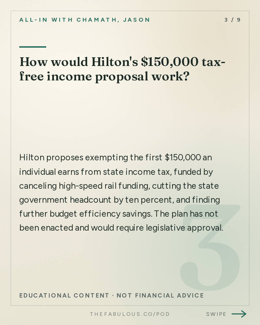 How would Hilton's $150,000 tax-free income proposal work? — All-In with Chamath, Jason, Sacks & Friedberg: Steve Hilton & Spencer Pratt: Fixing California, Cheaper Gas, Ballot Fraud & CA Republicans