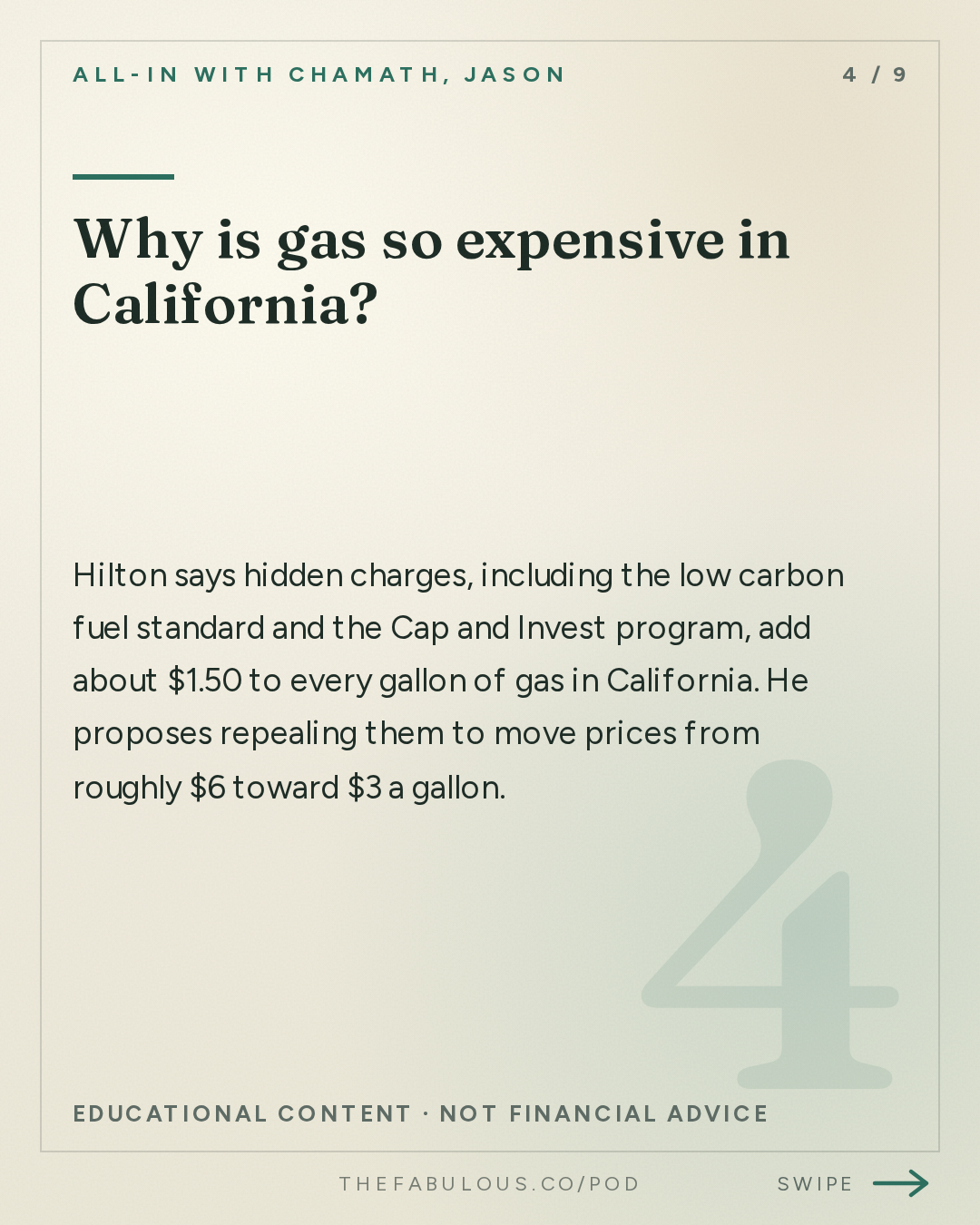 Why is gas so expensive in California? — All-In with Chamath, Jason, Sacks & Friedberg: Steve Hilton & Spencer Pratt: Fixing California, Cheaper Gas, Ballot Fraud & CA Republicans