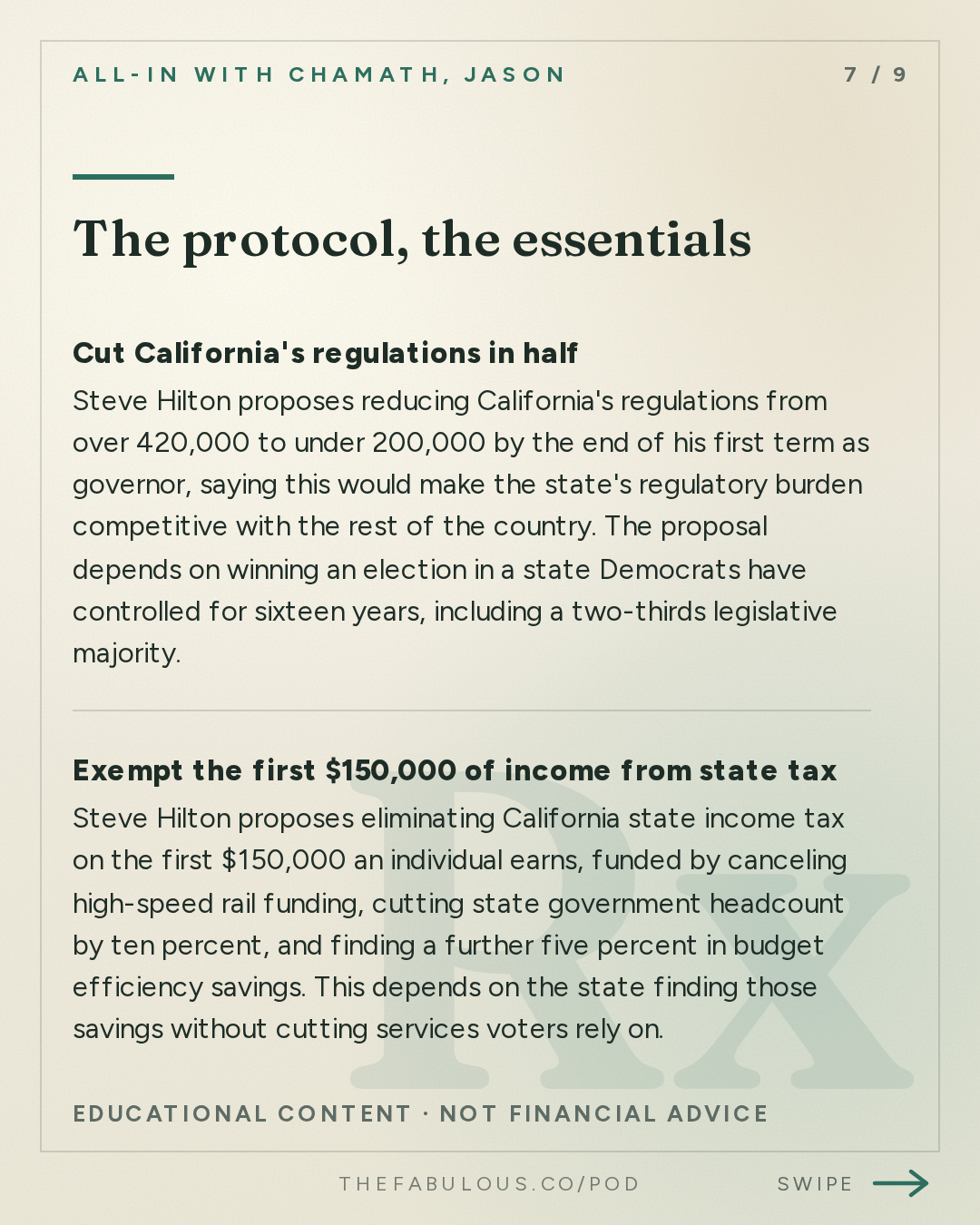 The protocol, the essentials — All-In with Chamath, Jason, Sacks & Friedberg: Steve Hilton & Spencer Pratt: Fixing California, Cheaper Gas, Ballot Fraud & CA Republicans
