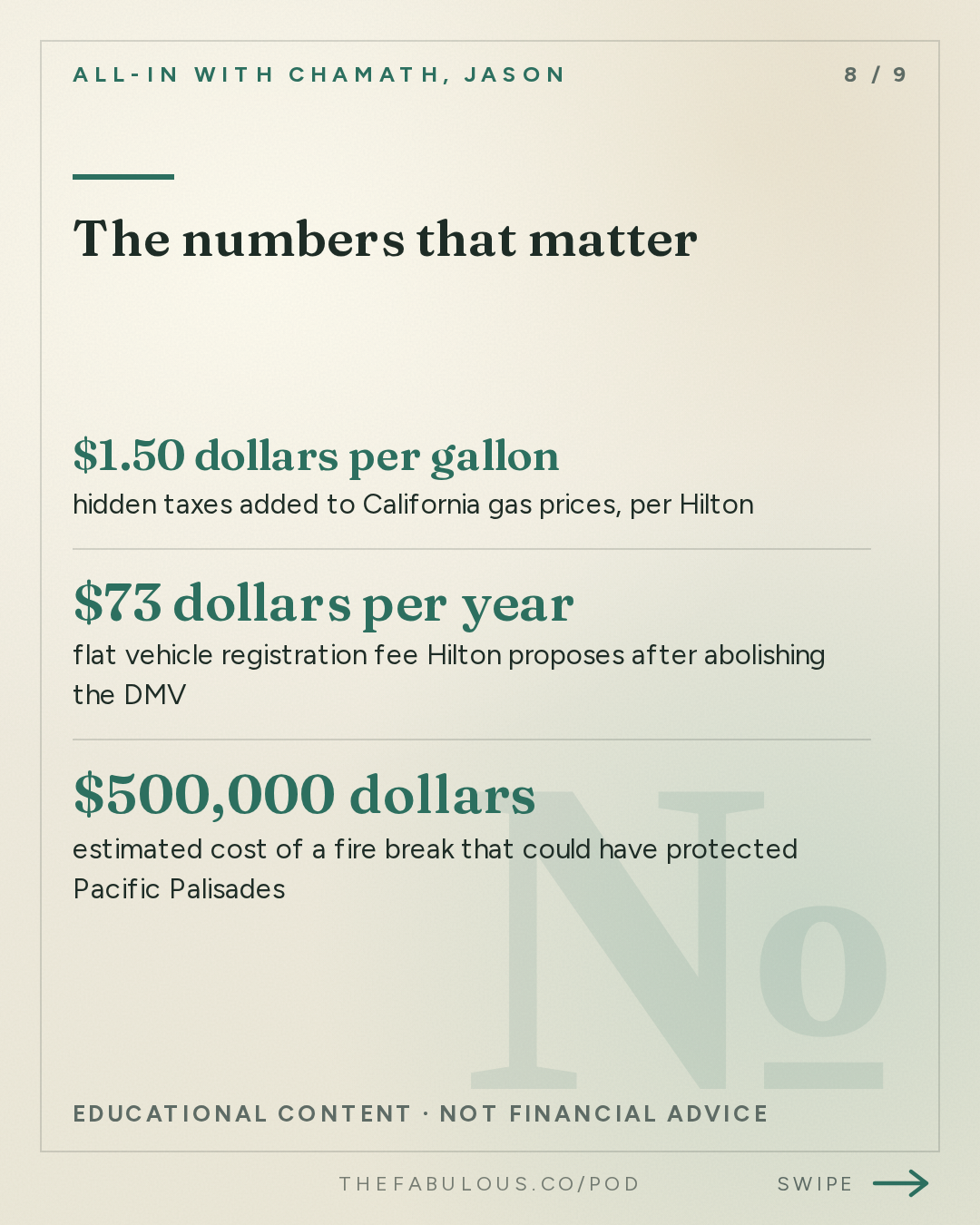 The numbers that matter — All-In with Chamath, Jason, Sacks & Friedberg: Steve Hilton & Spencer Pratt: Fixing California, Cheaper Gas, Ballot Fraud & CA Republicans