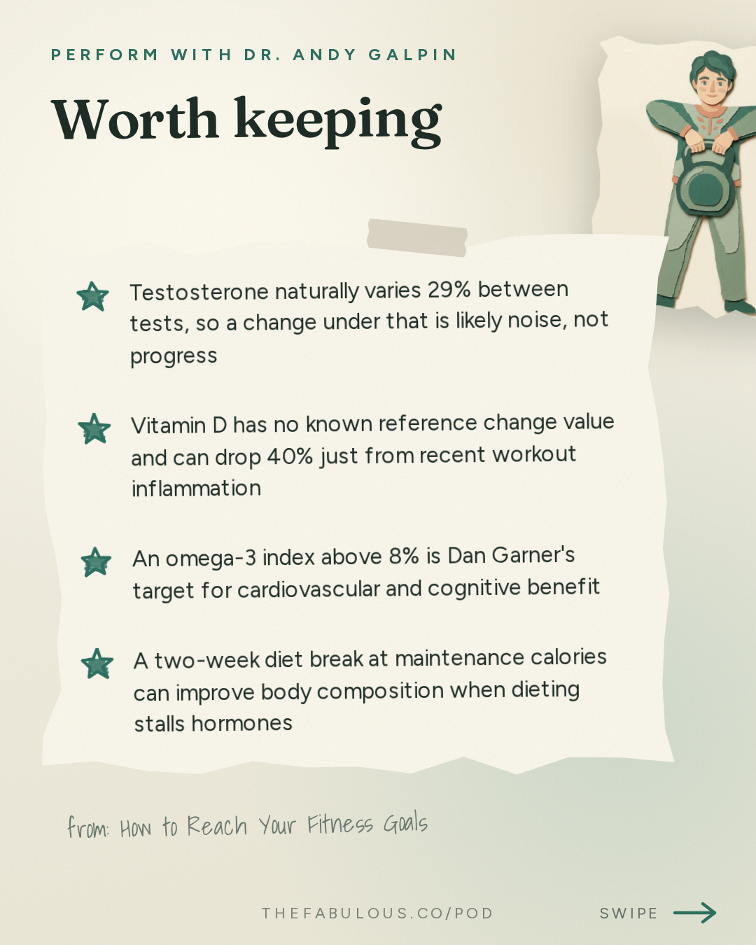 Worth keeping — Perform with Dr. Andy Galpin: How to Reach Your Fitness Goals (Hard-to-Grow Muscles, Lose Fat, Busy Schedule & More) | Dan Garner