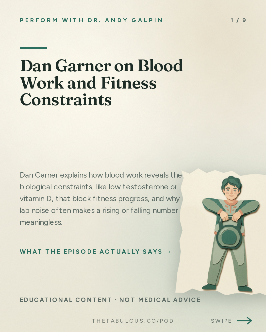 Dan Garner on Blood Work and Fitness Constraints — Perform with Dr. Andy Galpin: How to Reach Your Fitness Goals (Hard-to-Grow Muscles, Lose Fat, Busy Schedule & More) | Dan Garner