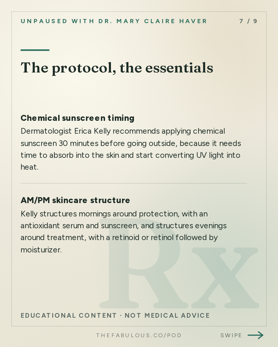 The protocol, the essentials — unPAUSED with Dr. Mary Claire Haver: Menopause Skin Treatments: Botox, Lasers and Lifestyle