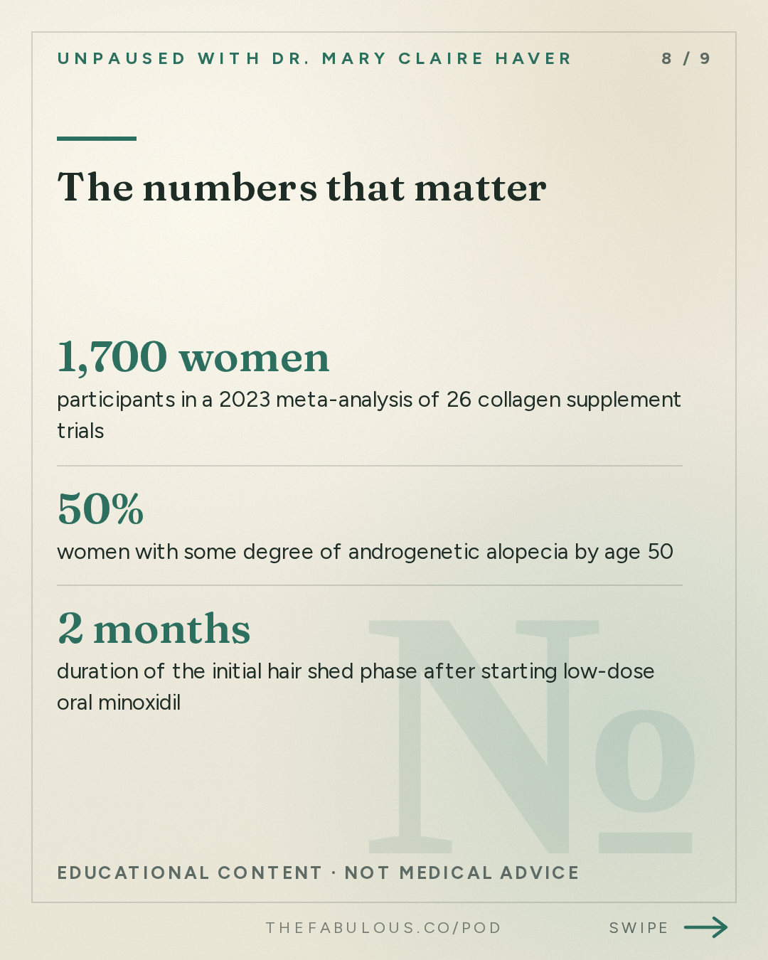 The numbers that matter — unPAUSED with Dr. Mary Claire Haver: Menopause Skin Treatments: Botox, Lasers and Lifestyle