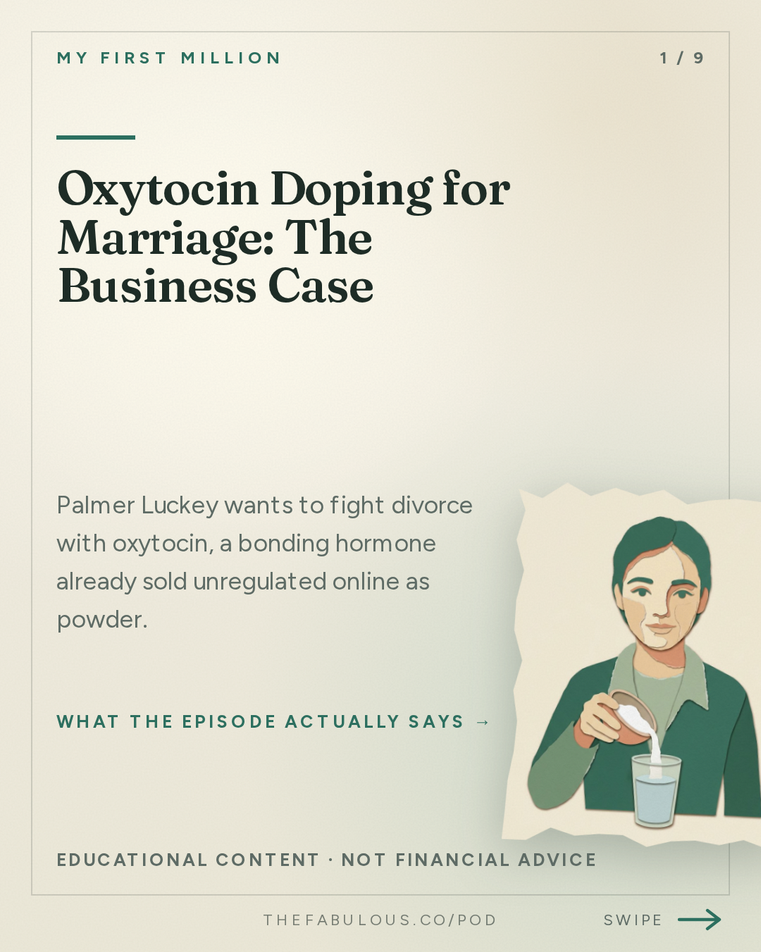 Oxytocin Doping for Marriage: The Business Case — My First Million: 3 businesses we think are about to blow up