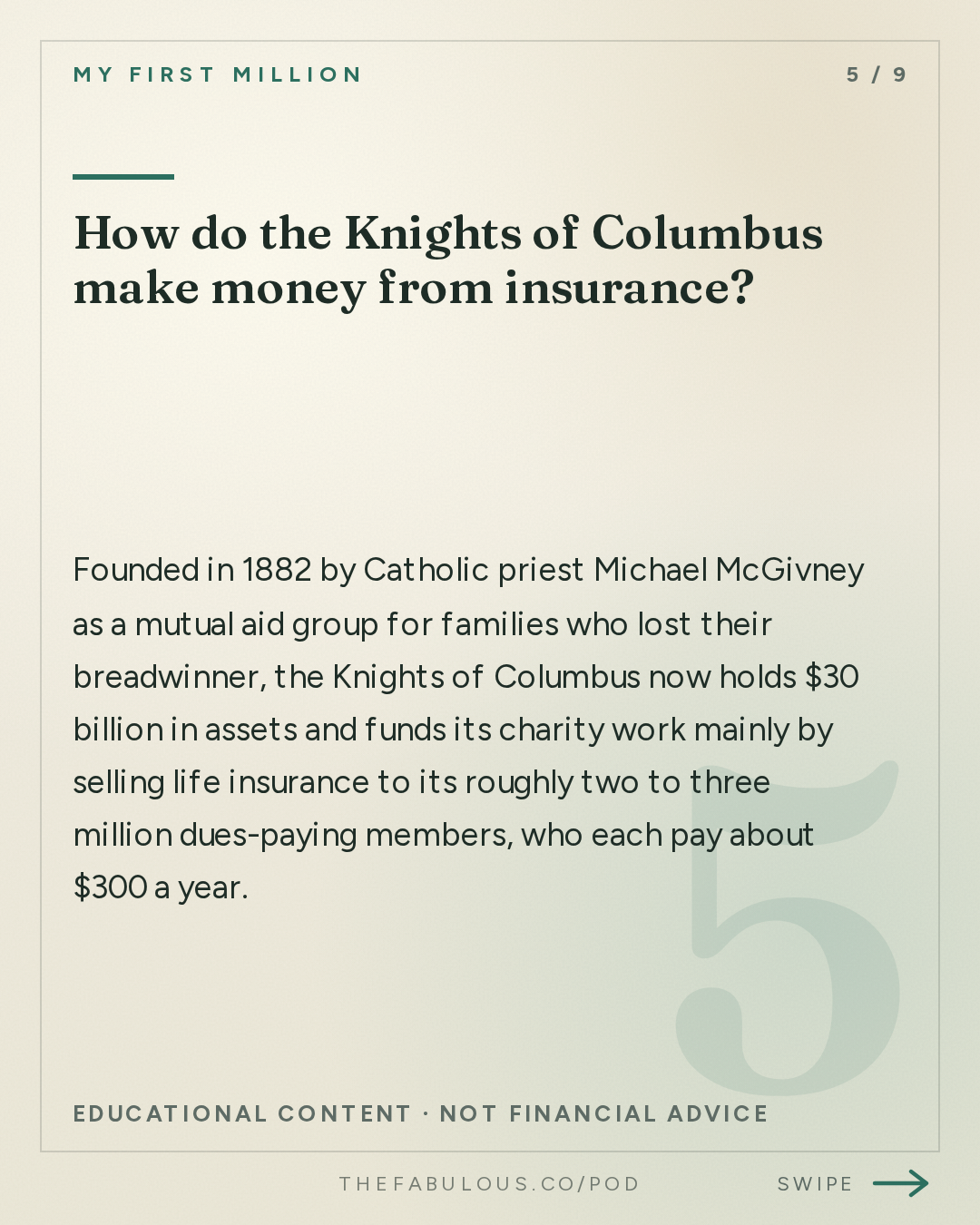 How do the Knights of Columbus make money from insurance? — My First Million: 3 businesses we think are about to blow up
