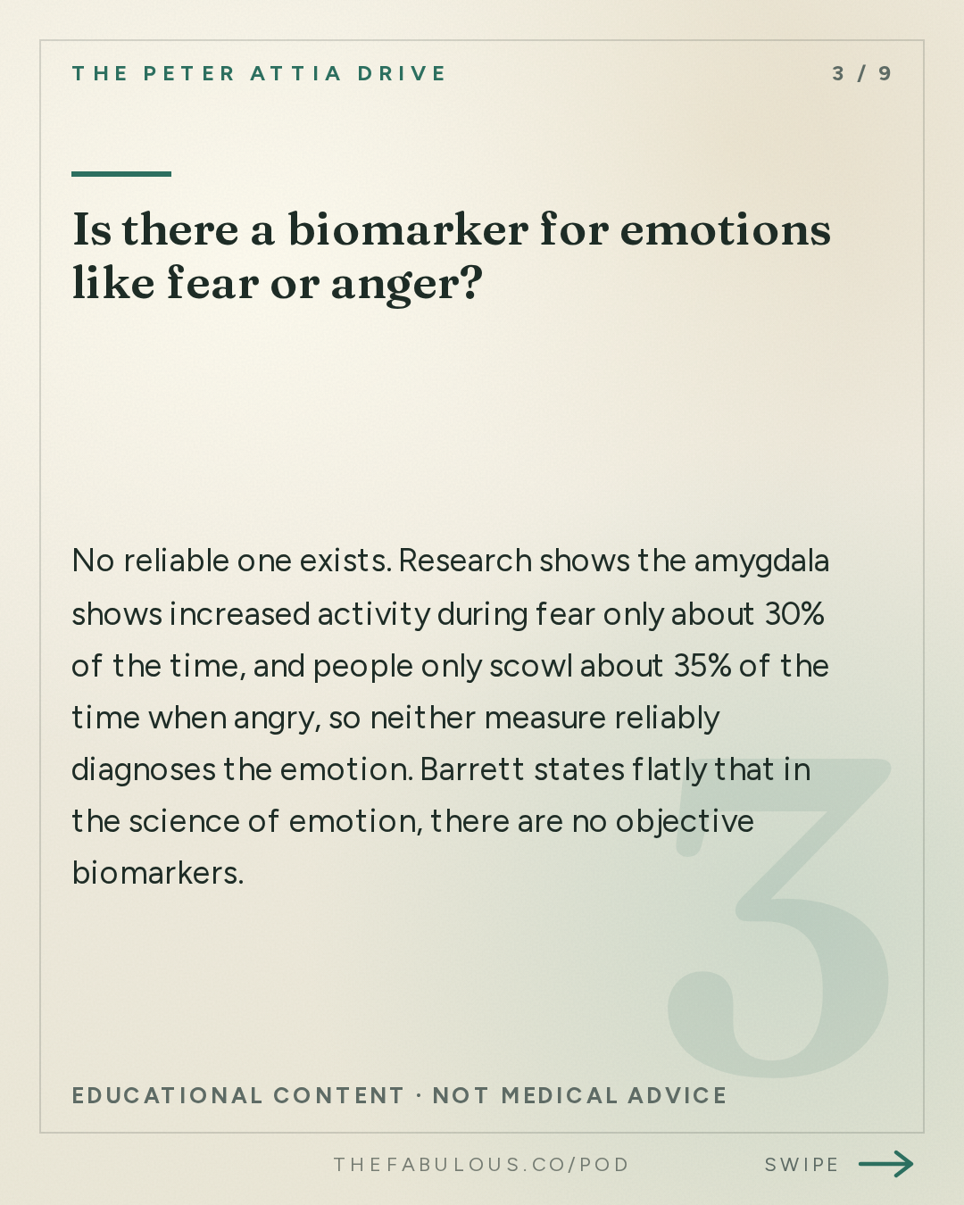 Is there a biomarker for emotions like fear or anger? — The Peter Attia Drive: #413 ‒ The neuroscience of emotion: challenging conventional theories of emotion, how the brain predicts and constructs our experiences, and gaining greater control over how we feel | Lisa Feldman Barrett, Ph.D.