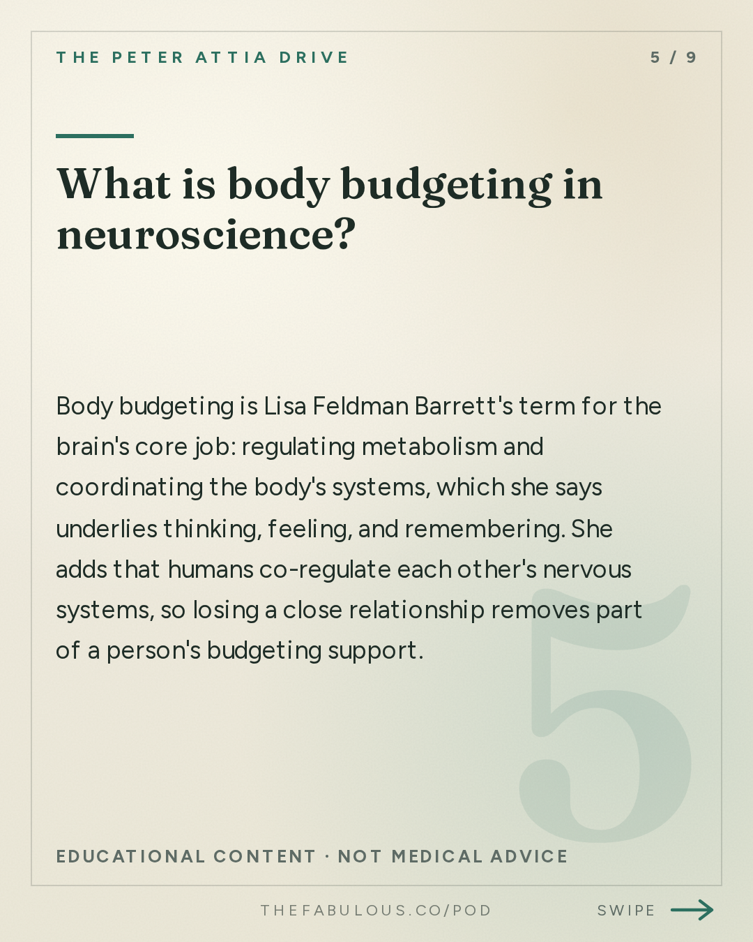 What is body budgeting in neuroscience? — The Peter Attia Drive: #413 ‒ The neuroscience of emotion: challenging conventional theories of emotion, how the brain predicts and constructs our experiences, and gaining greater control over how we feel | Lisa Feldman Barrett, Ph.D.