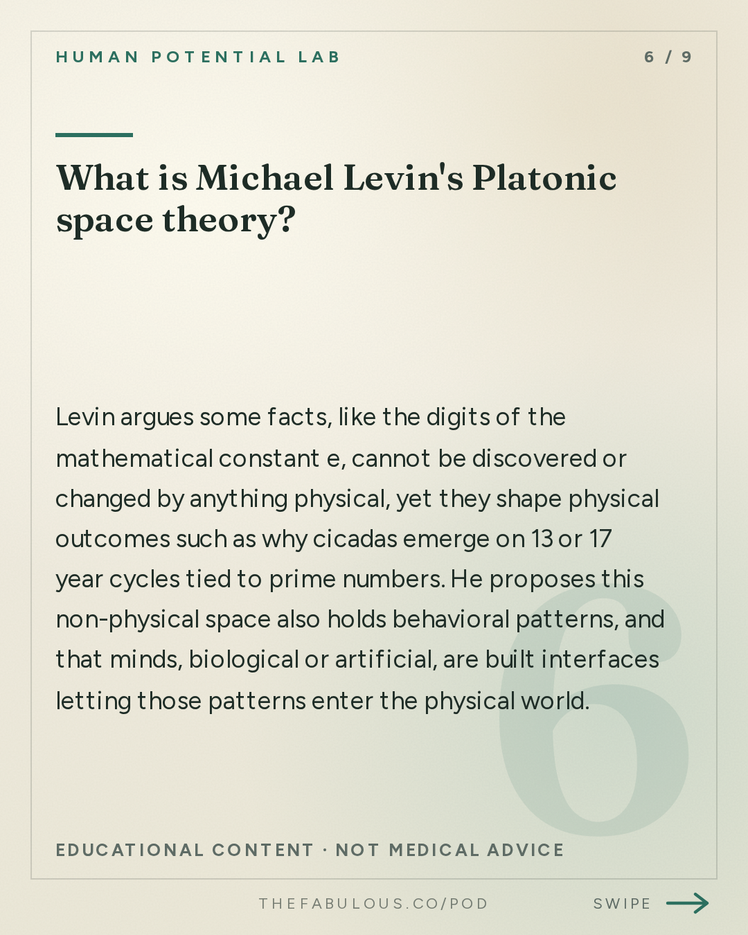 What is Michael Levin's Platonic space theory? — Human Potential Lab: Where Does Genius Come From? | Michael Levin