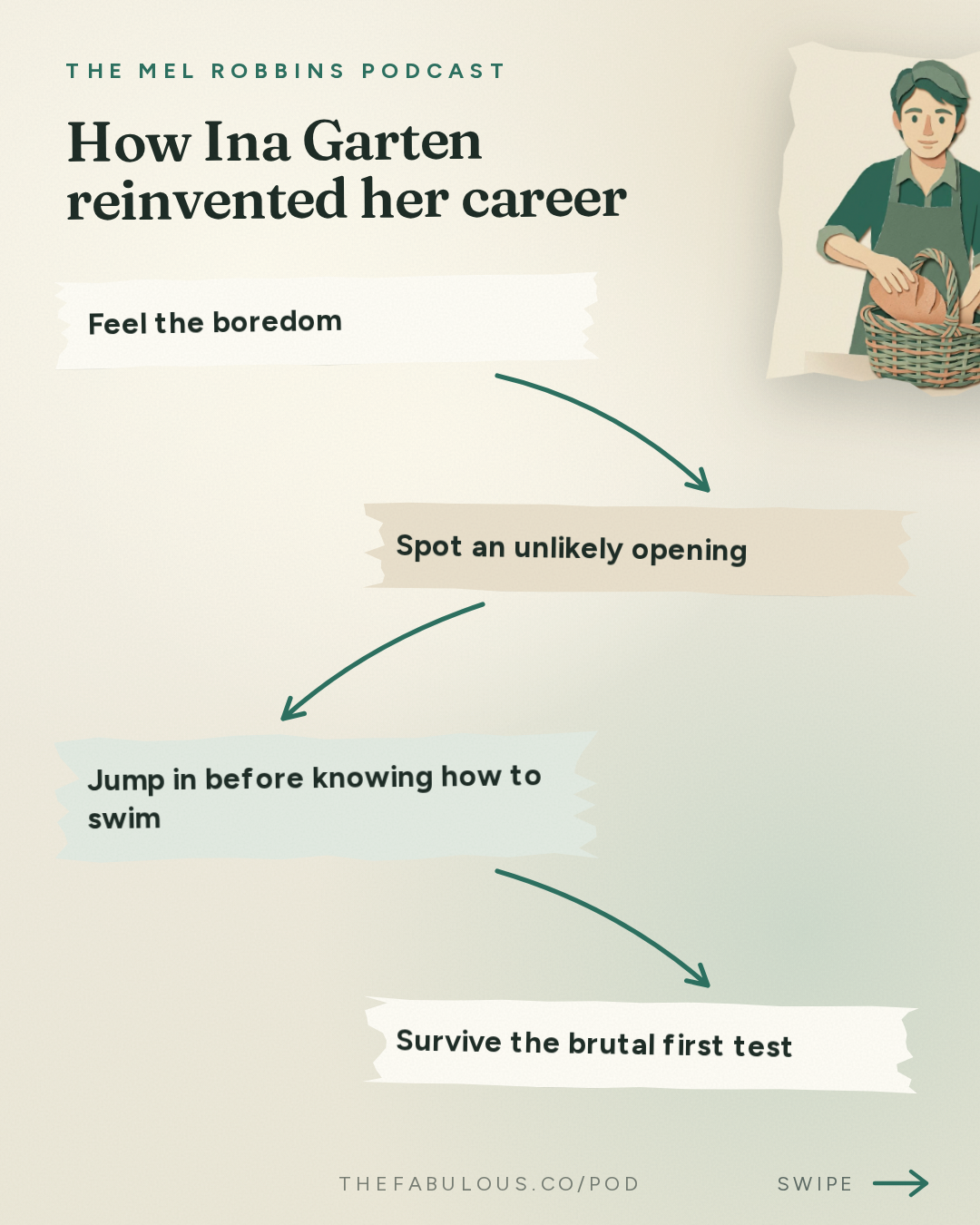 How Ina Garten reinvented her career — The Mel Robbins Podcast: Reinvent Yourself At Any Age: Ina Garten Shares the Secret to Transforming Your Life