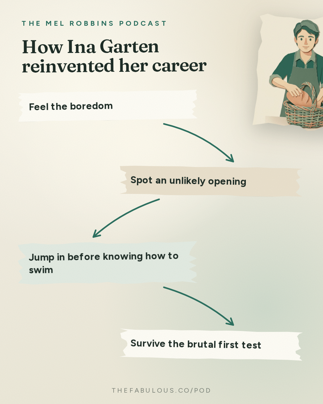 How Ina Garten reinvented her career — The Mel Robbins Podcast: Reinvent Yourself At Any Age: Ina Garten Shares the Secret to Transforming Your Life