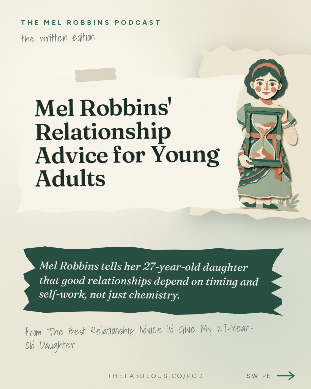 Mel Robbins' Relationship Advice for Young Adults — The Mel Robbins Podcast: The Best Relationship Advice I’d Give My 27-Year-Old Daughter