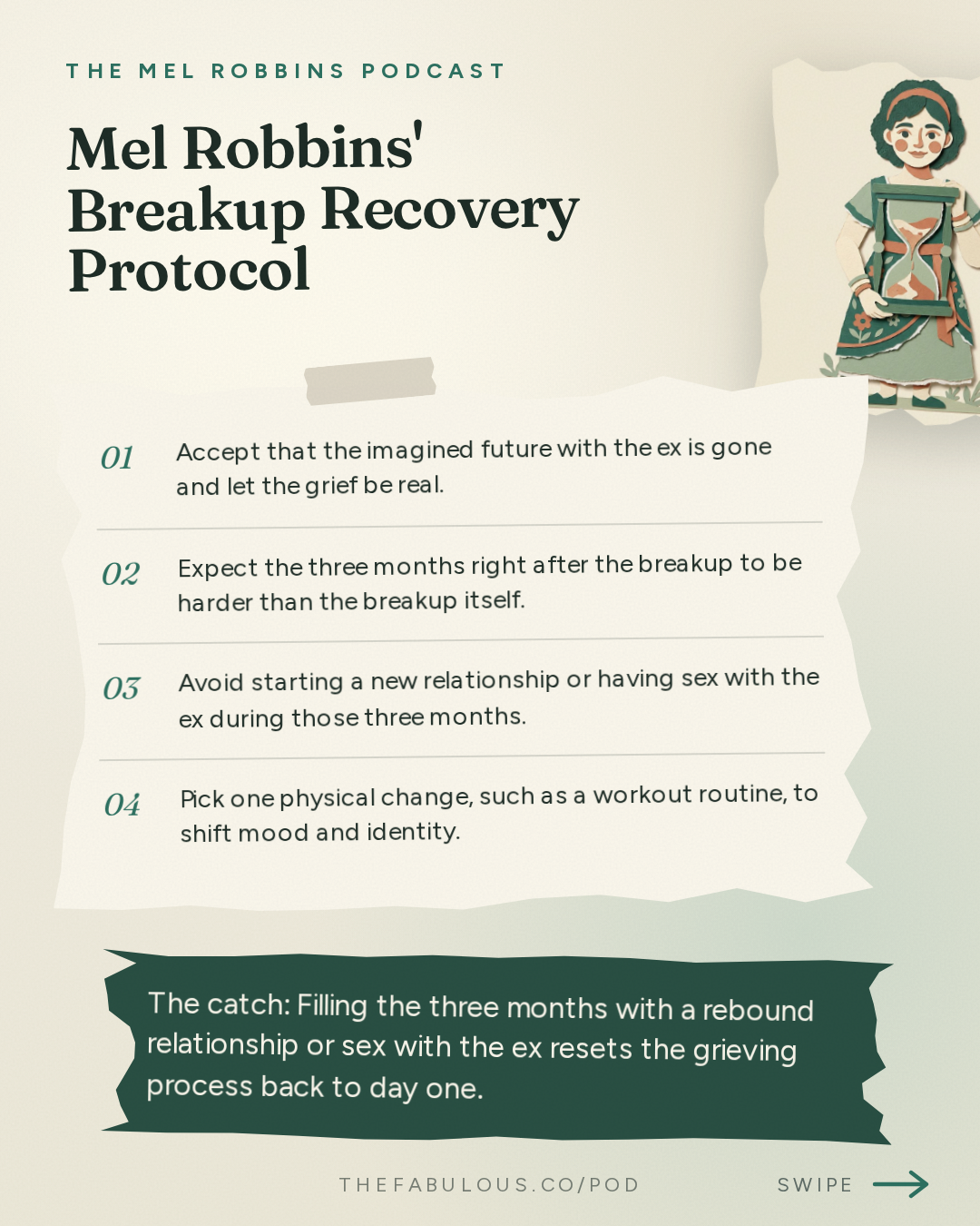 Mel Robbins' Breakup Recovery Protocol — The Mel Robbins Podcast: The Best Relationship Advice I’d Give My 27-Year-Old Daughter