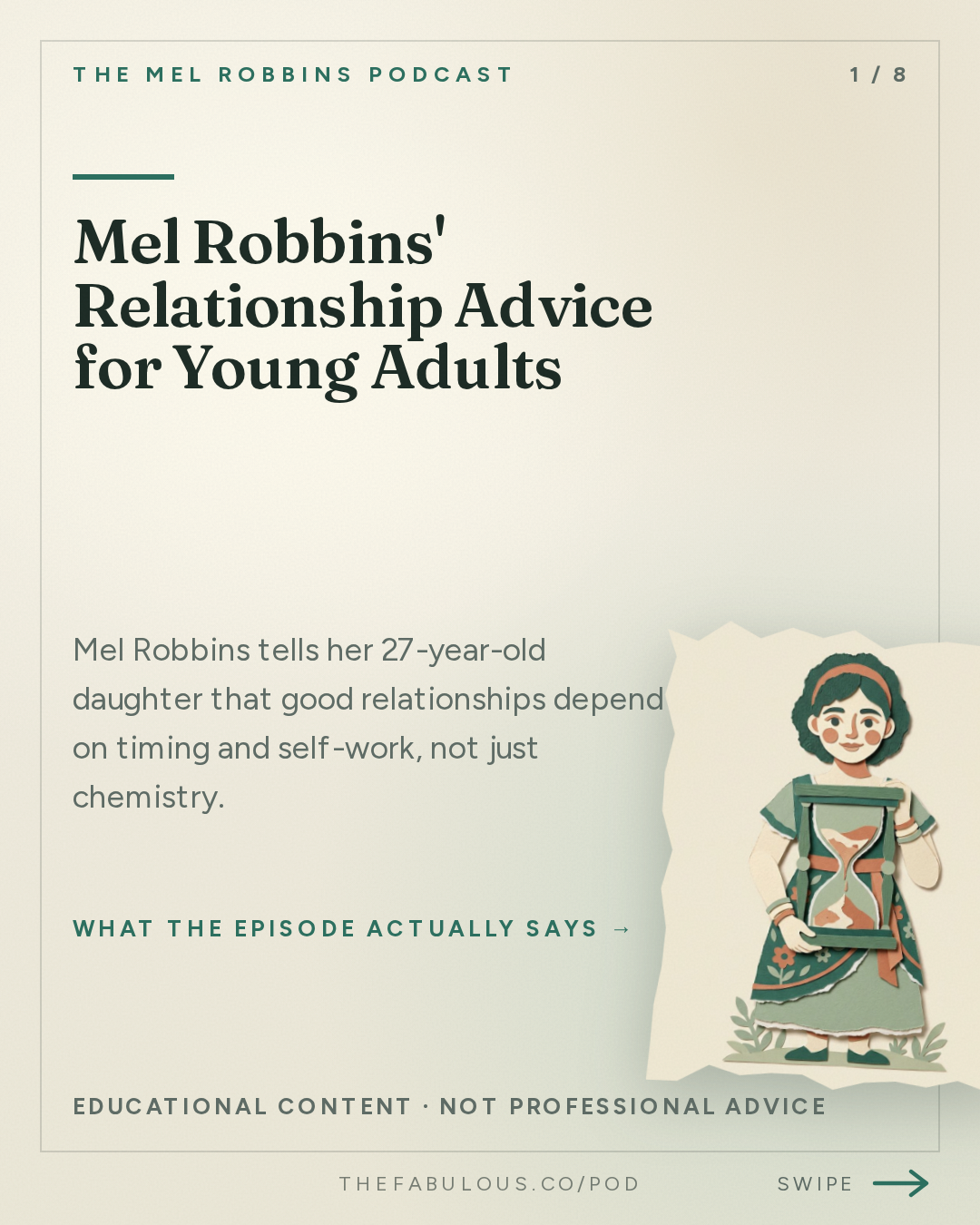 Mel Robbins' Relationship Advice for Young Adults — The Mel Robbins Podcast: The Best Relationship Advice I’d Give My 27-Year-Old Daughter