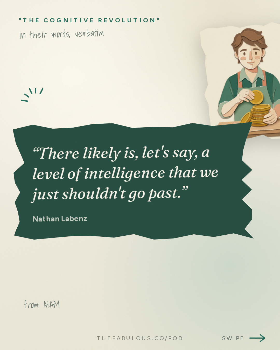 There likely is, let's say, a level of intelligence that we just shouldn't go past. — "The Cognitive Revolution" : AI:AM: A Level We Shouldn't Pass? Notes from The Curve + Tokens vs. Salaries & Is SaaS Cooked?