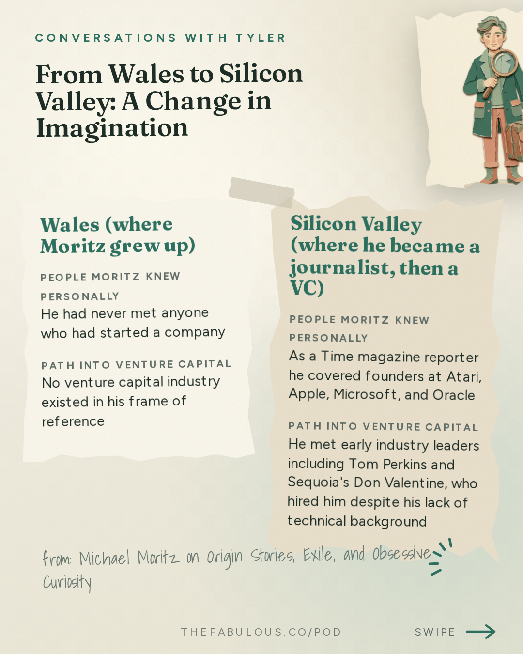 From Wales to Silicon Valley: A Change in Imagination — Conversations with Tyler: Michael Moritz on Origin Stories, Exile, and Obsessive Curiosity