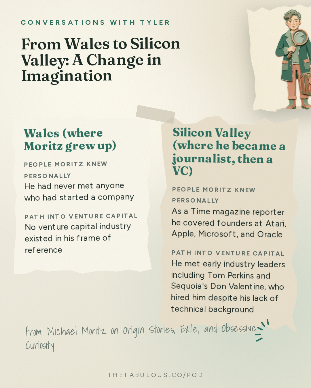 From Wales to Silicon Valley: A Change in Imagination — Conversations with Tyler: Michael Moritz on Origin Stories, Exile, and Obsessive Curiosity