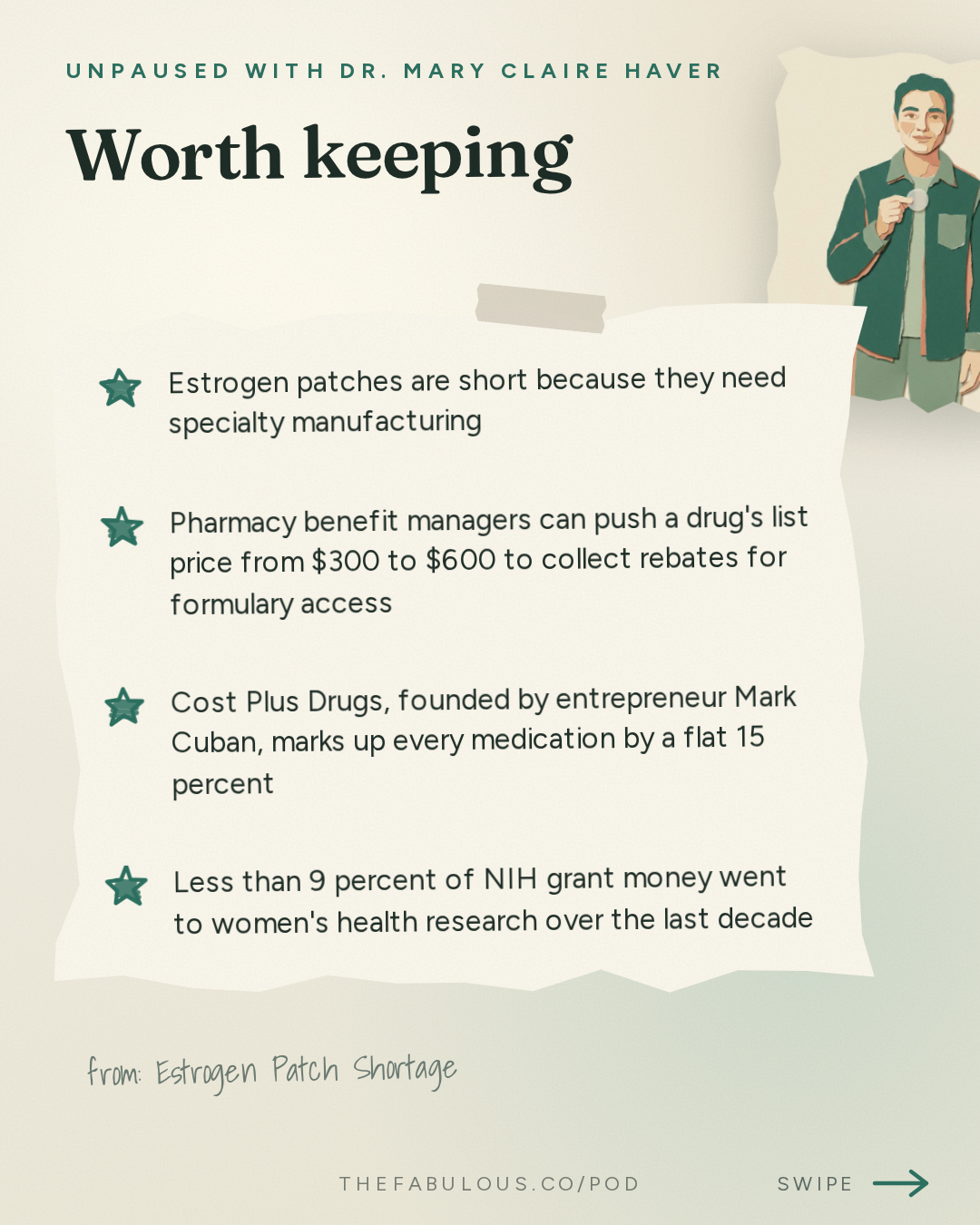 Worth keeping — unPAUSED with Dr. Mary Claire Haver: Estrogen Patch Shortage: Who Profits From Your Prescriptions with Mark Cuban
