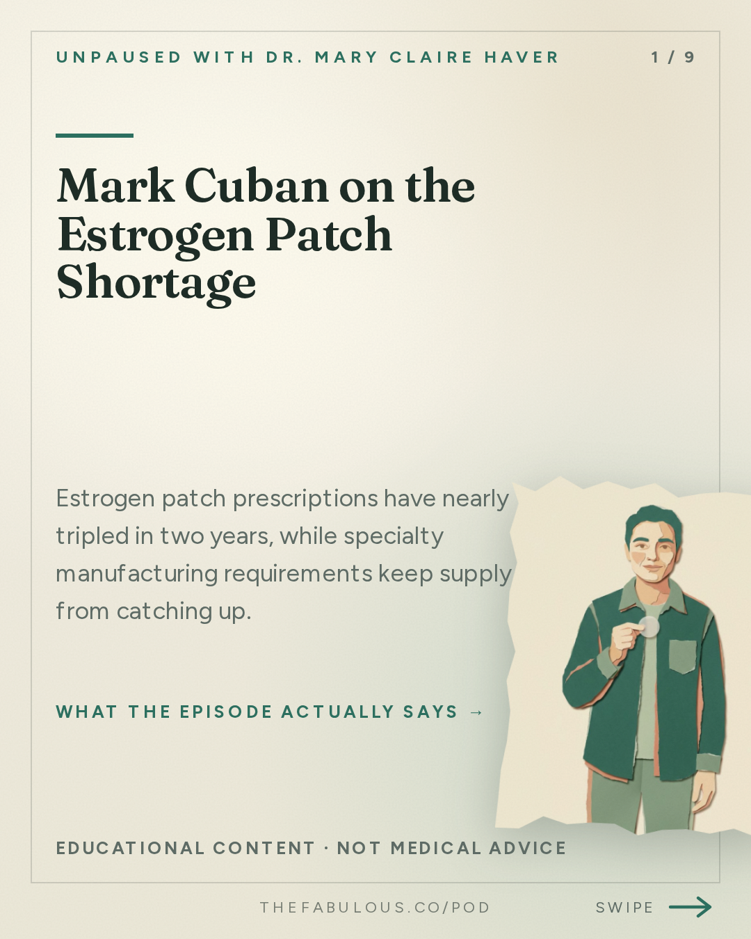 Mark Cuban on the Estrogen Patch Shortage — unPAUSED with Dr. Mary Claire Haver: Estrogen Patch Shortage: Who Profits From Your Prescriptions with Mark Cuban