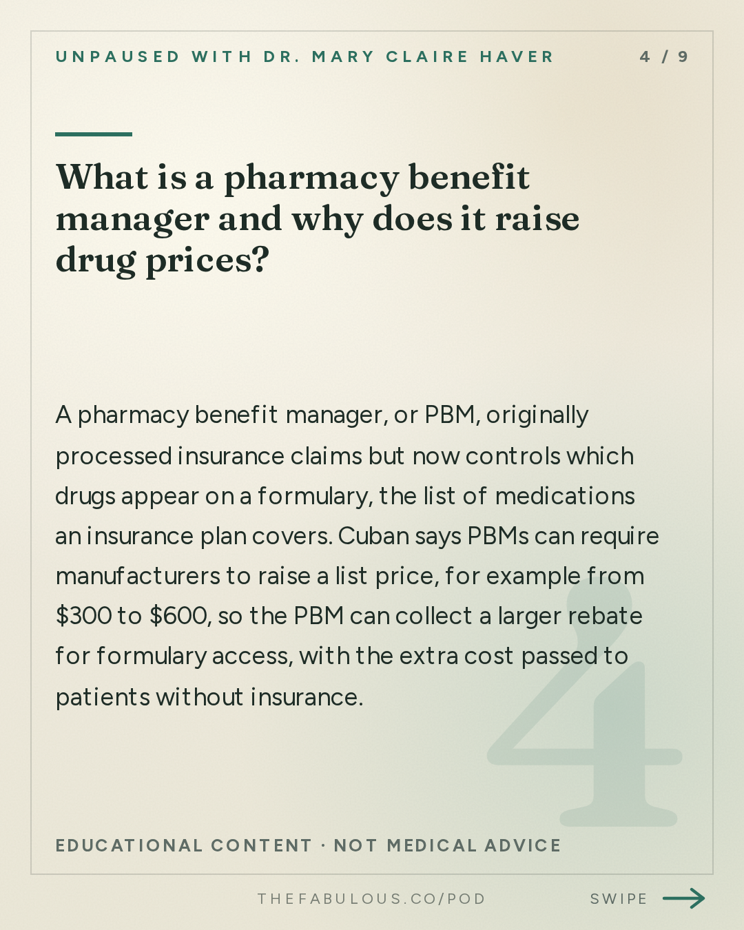 What is a pharmacy benefit manager and why does it raise drug prices? — unPAUSED with Dr. Mary Claire Haver: Estrogen Patch Shortage: Who Profits From Your Prescriptions with Mark Cuban