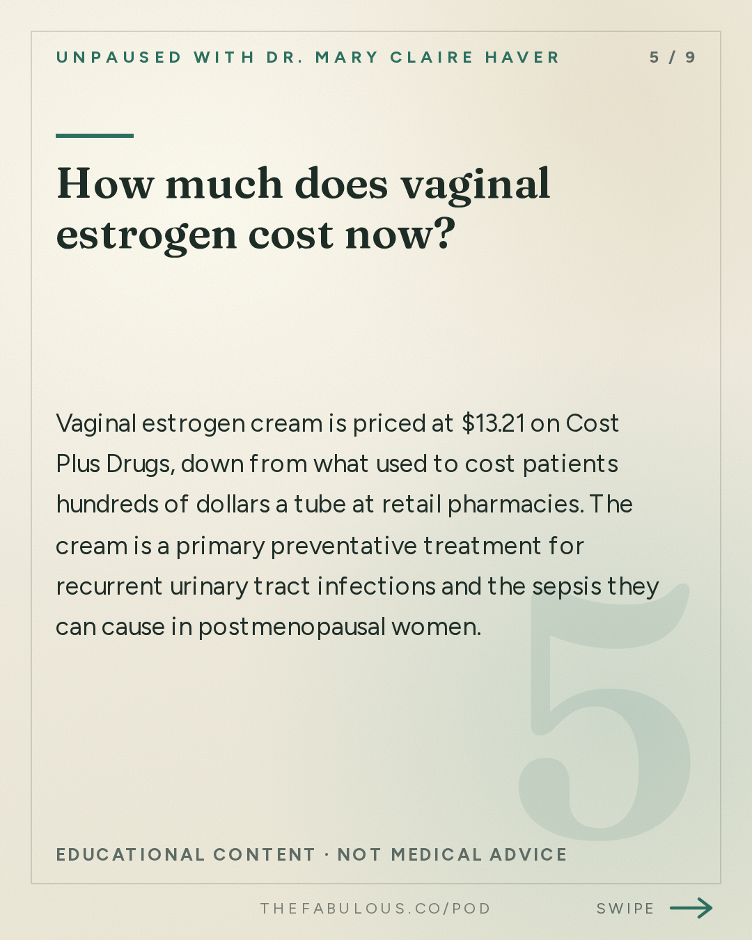 How much does vaginal estrogen cost now? — unPAUSED with Dr. Mary Claire Haver: Estrogen Patch Shortage: Who Profits From Your Prescriptions with Mark Cuban