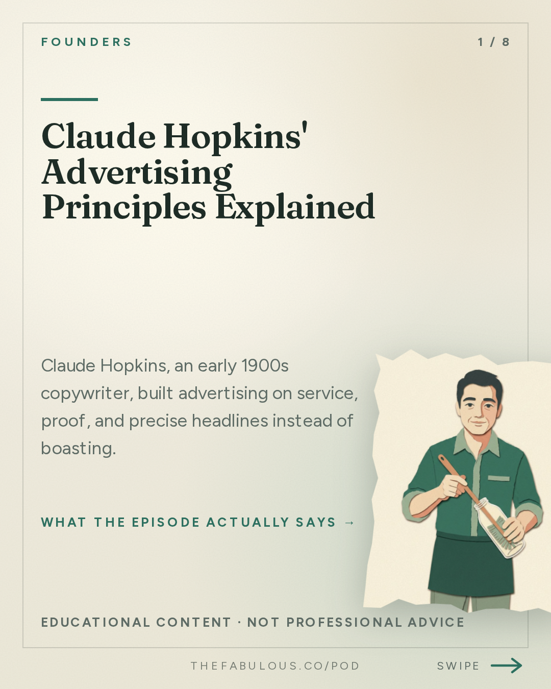 Claude Hopkins' Advertising Principles Explained — Founders: #430 How to Write Ads That Sell
