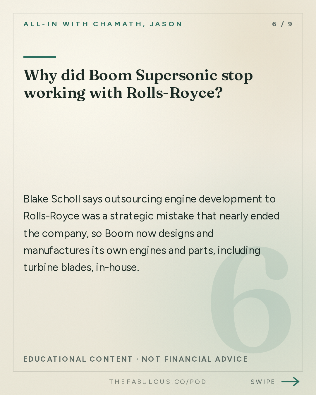 Why did Boom Supersonic stop working with Rolls-Royce? — All-In with Chamath, Jason, Sacks & Friedberg: Blake Scholl: Why Plane Speed Stalled, Supersonic Commercial Flight, & Revolutionizing the Engine