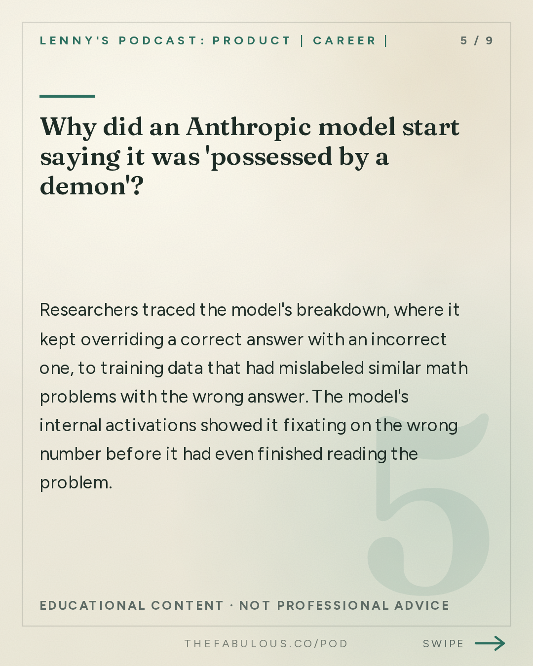 Why did an Anthropic model start saying it was 'possessed by a demon'? — Lenny's Podcast: Product | Career | Growth: Inside the black box of AI: How AI models actually think | Emmanuel Ameisen (Anthropic)