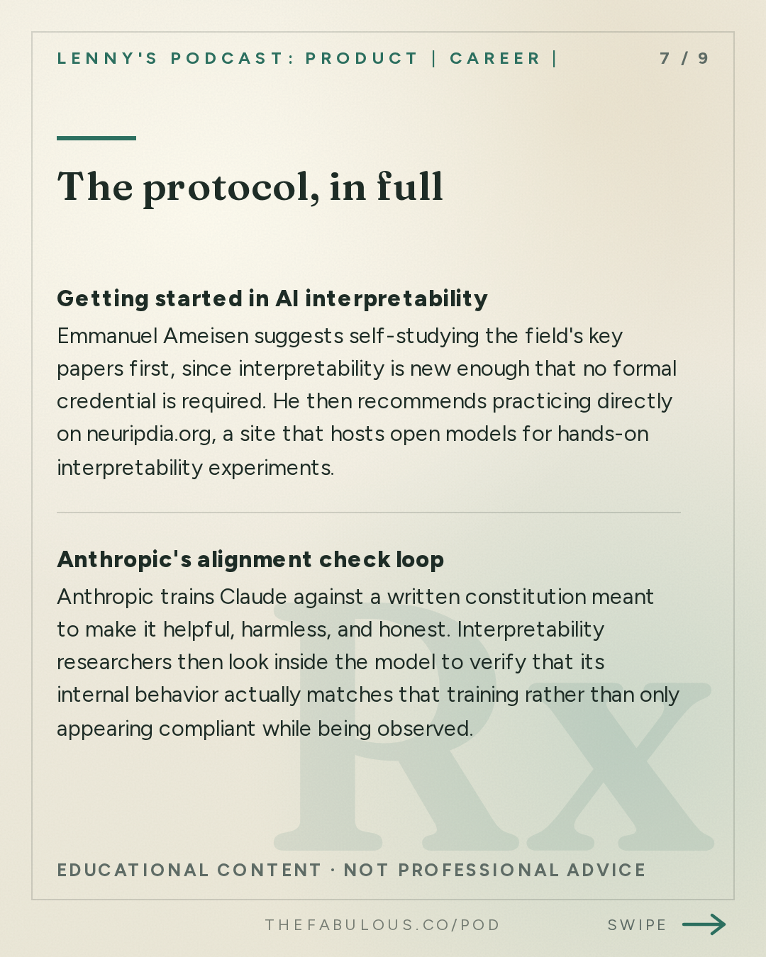 The protocol, in full — Lenny's Podcast: Product | Career | Growth: Inside the black box of AI: How AI models actually think | Emmanuel Ameisen (Anthropic)