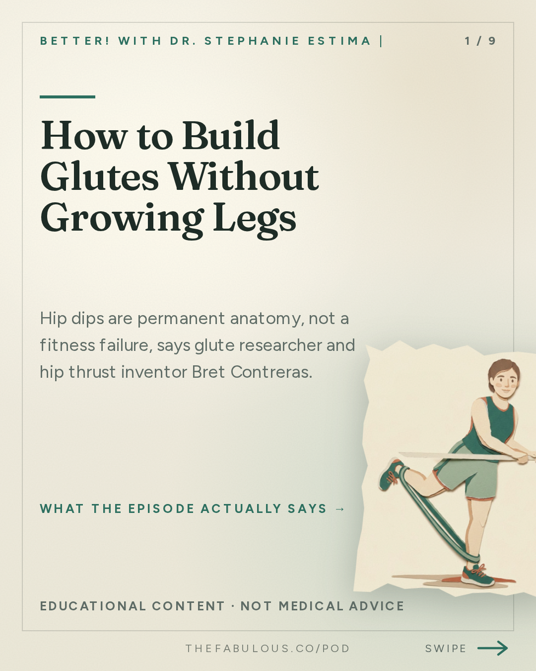 How to Build Glutes Without Growing Legs — BETTER! with Dr. Stephanie Estima | Strength, Body Composition & Perimenopause: How To Build Round & Strong Glutes with Bret Contreras, PhD. aka the Glute Guy