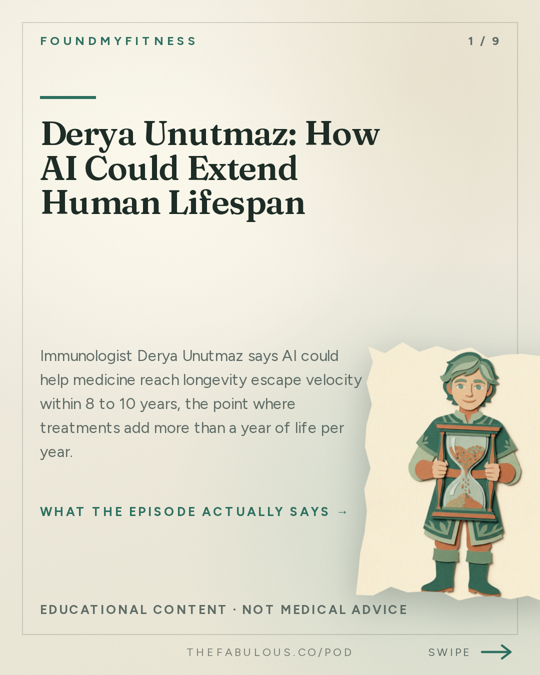 Derya Unutmaz: How AI Could Extend Human Lifespan — FoundMyFitness: #113 Why AI Could Add Decades to Your Lifespan | Dr. Derya Unutmaz