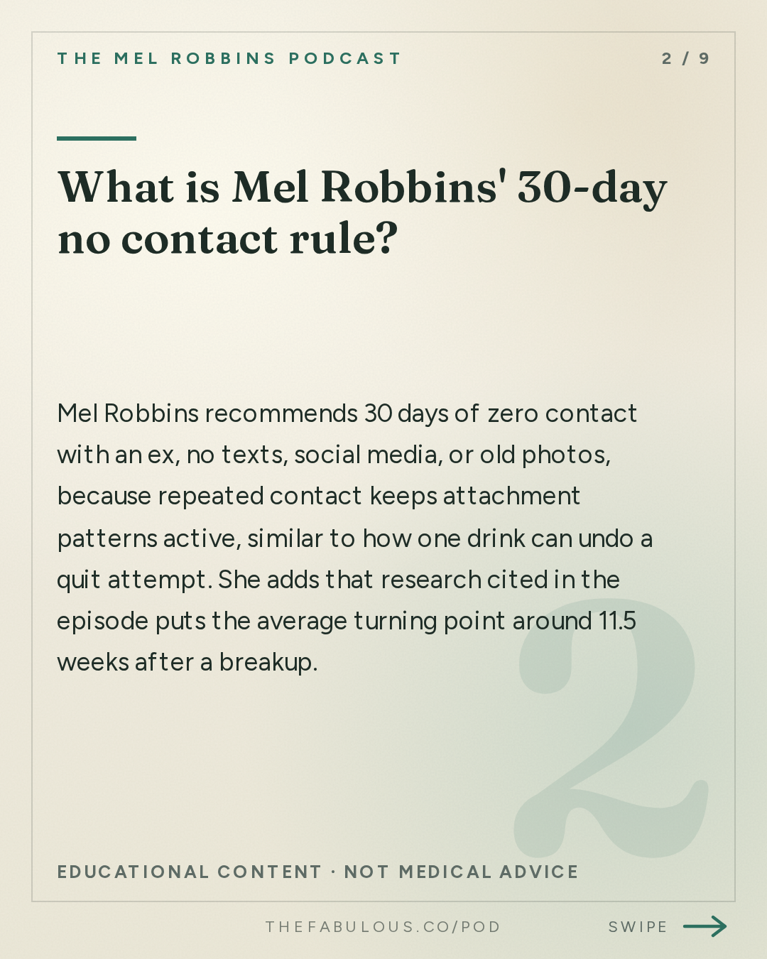 What is Mel Robbins' 30-day no contact rule? — The Mel Robbins Podcast: The Ultimate Life Advice: How to Get Motivated, Build Confidence & Create Better Relationships