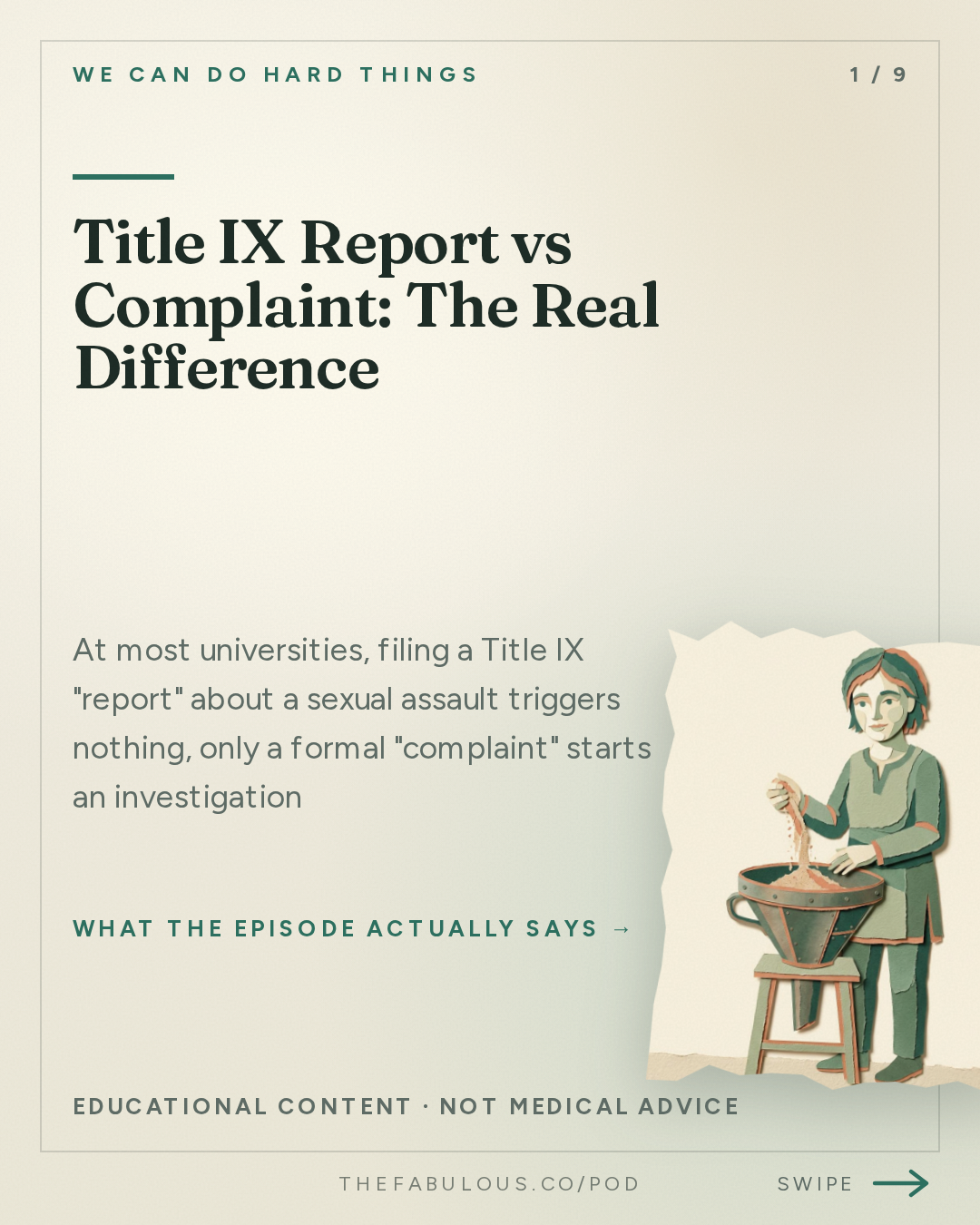 Title IX Report vs Complaint: The Real Difference — We Can Do Hard Things: On Cornell – How to Protect Your Child When Their College Won’t – with Nicole Bedera