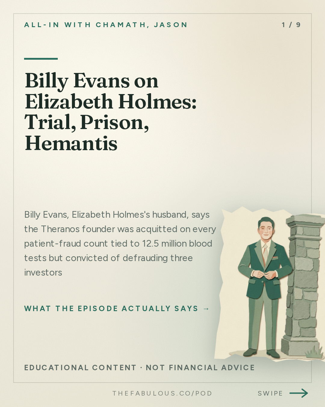 Billy Evans on Elizabeth Holmes: Trial, Prison, Hemantis — All-In with Chamath, Jason, Sacks & Friedberg: Elizabeth Holmes' Husband Billy Evans: The Trial, Prison & Nathan Fielder's Documentary