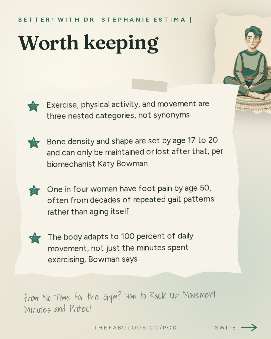 Worth keeping — BETTER! with Dr. Stephanie Estima | Strength, Body Composition & Perimenopause: No Time for the Gym? How to Rack Up Movement Minutes and Protect Your Bone Density with Katy Bowman
