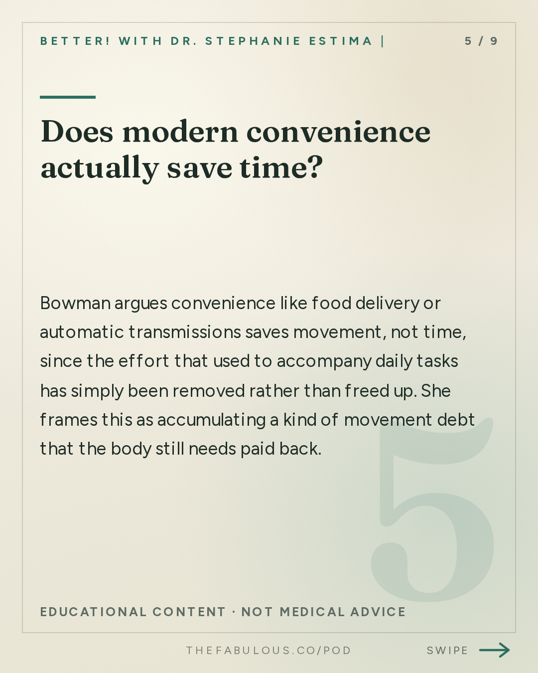 Does modern convenience actually save time? — BETTER! with Dr. Stephanie Estima | Strength, Body Composition & Perimenopause: No Time for the Gym? How to Rack Up Movement Minutes and Protect Your Bone Density with Katy Bowman