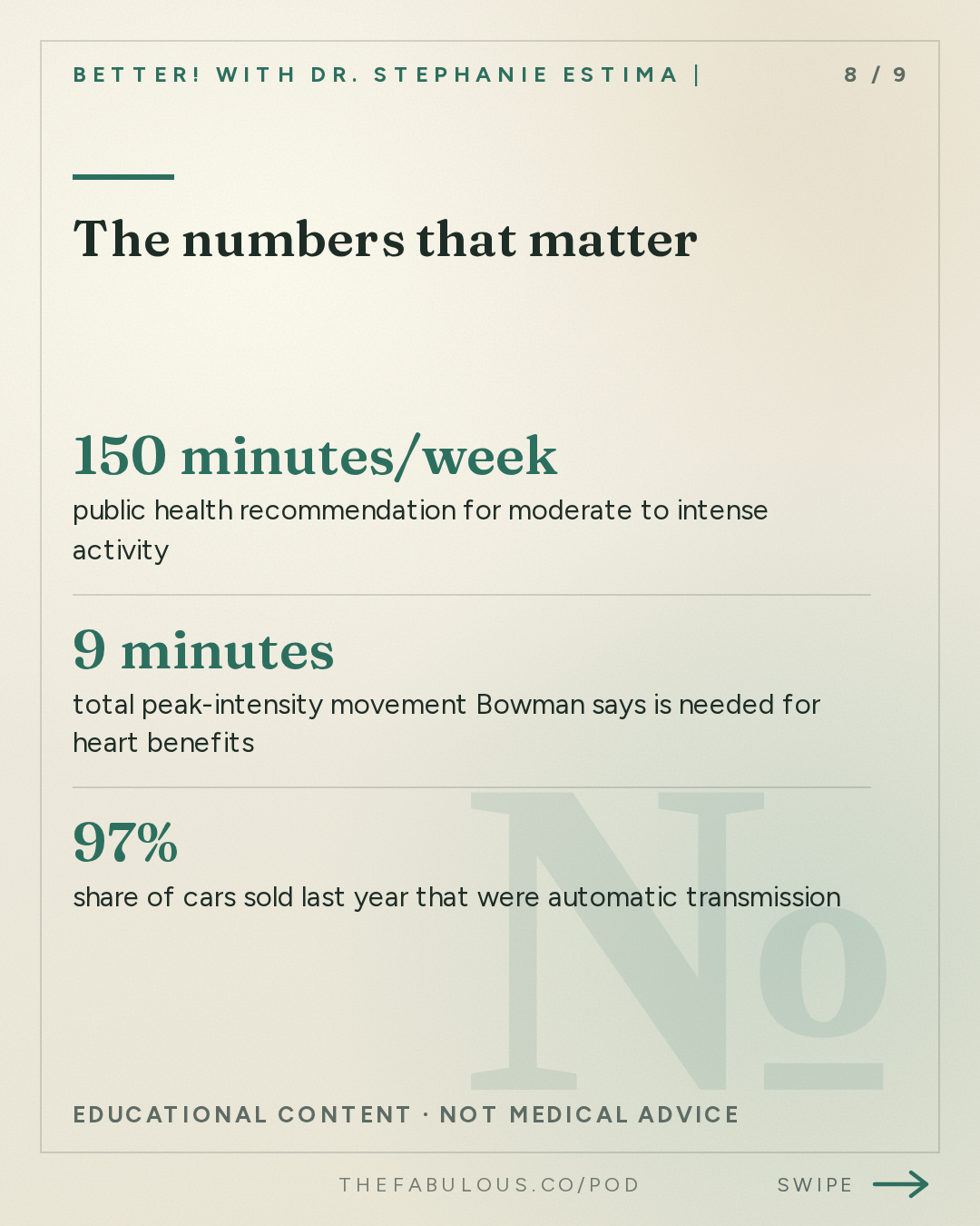 The numbers that matter — BETTER! with Dr. Stephanie Estima | Strength, Body Composition & Perimenopause: No Time for the Gym? How to Rack Up Movement Minutes and Protect Your Bone Density with Katy Bowman