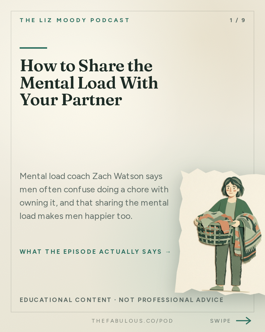 How to Share the Mental Load With Your Partner — The Liz Moody Podcast: How To Get Him To ACTUALLY Carry The Mental Load (Former Man Child Explains)