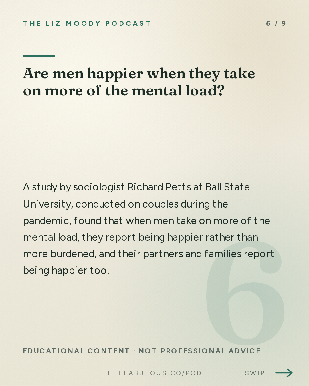 Are men happier when they take on more of the mental load? — The Liz Moody Podcast: How To Get Him To ACTUALLY Carry The Mental Load (Former Man Child Explains)