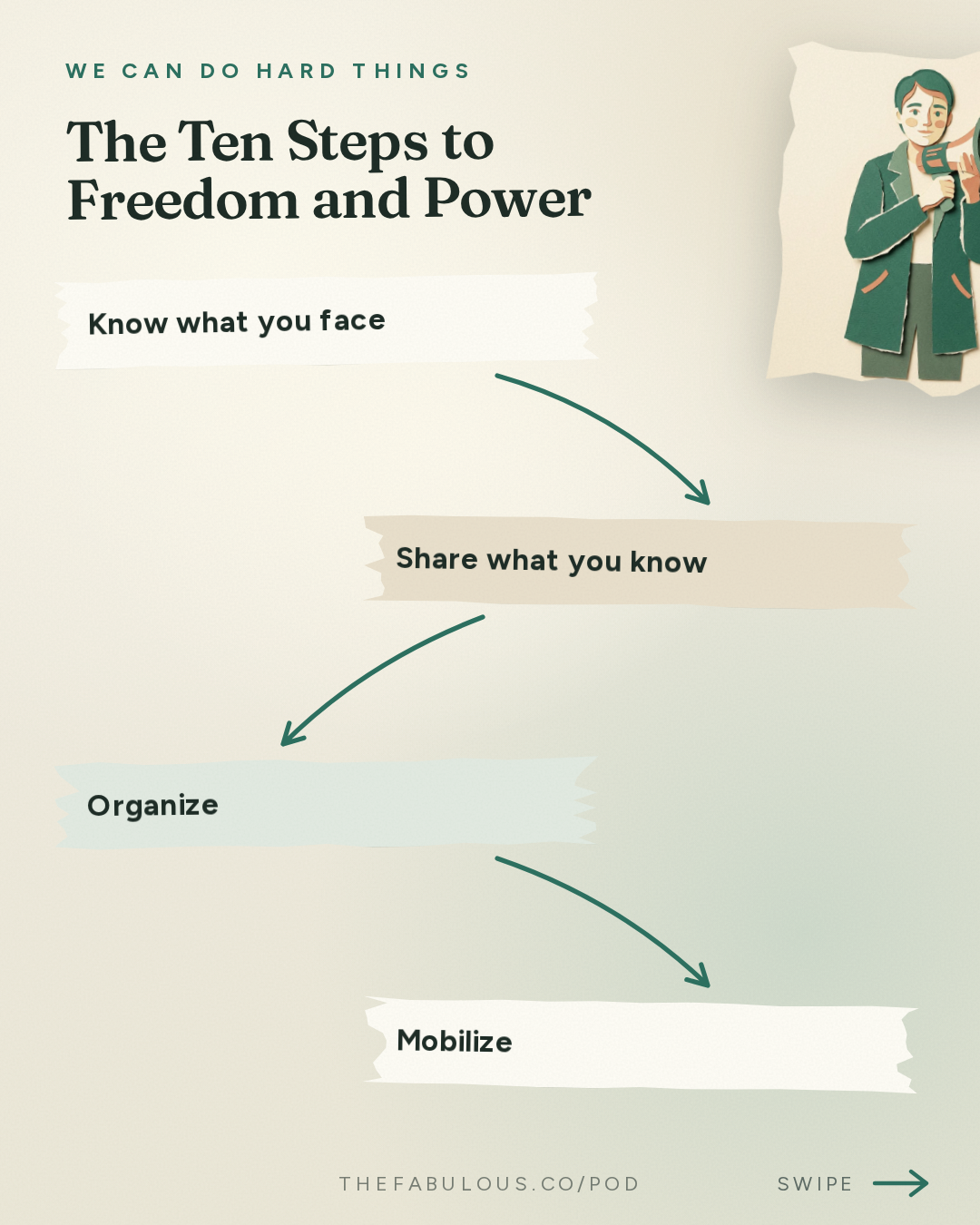 The Ten Steps to Freedom and Power — We Can Do Hard Things: Stacey Abrams on Midterms: What's Going to Happen?