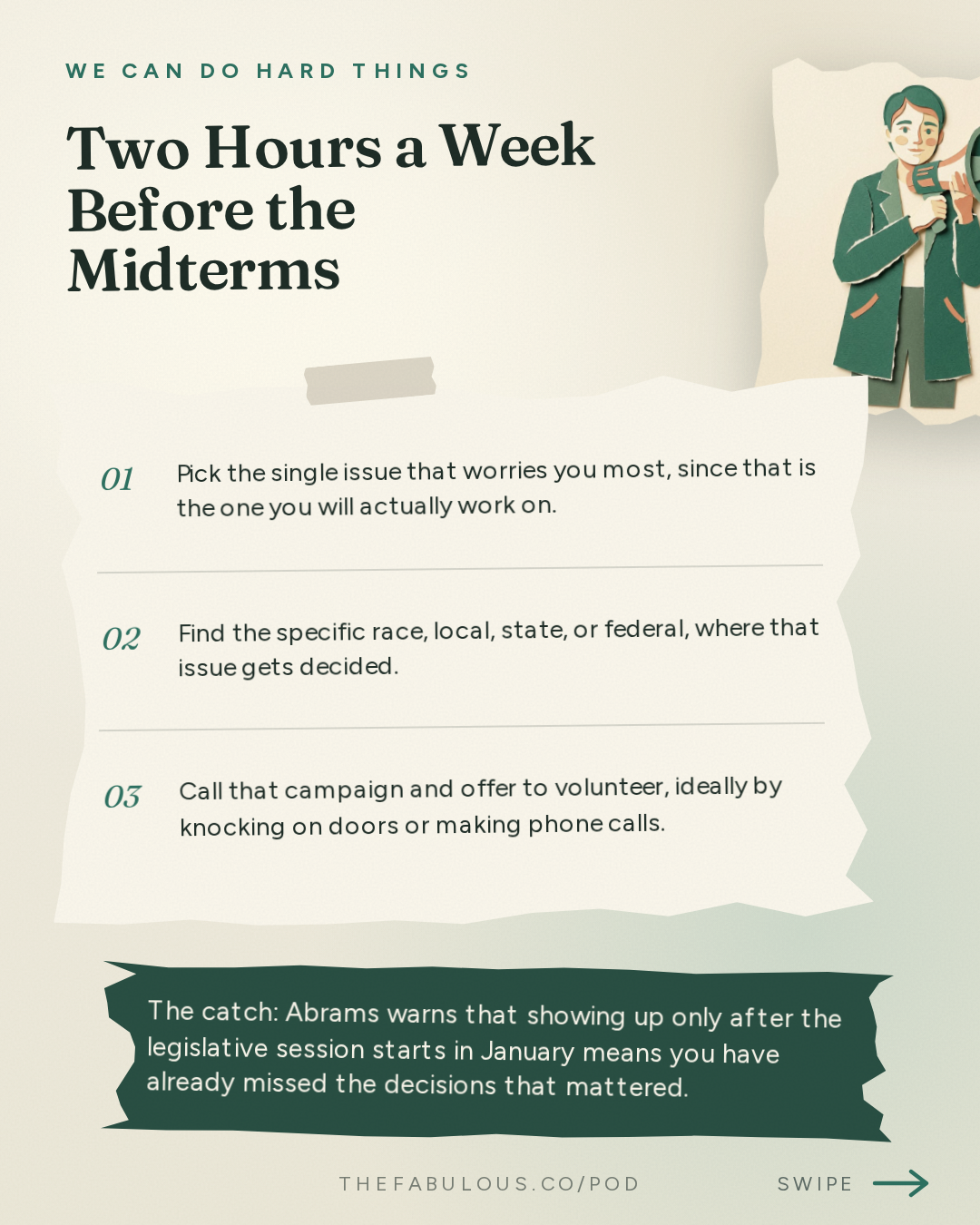 Two Hours a Week Before the Midterms — We Can Do Hard Things: Stacey Abrams on Midterms: What's Going to Happen?