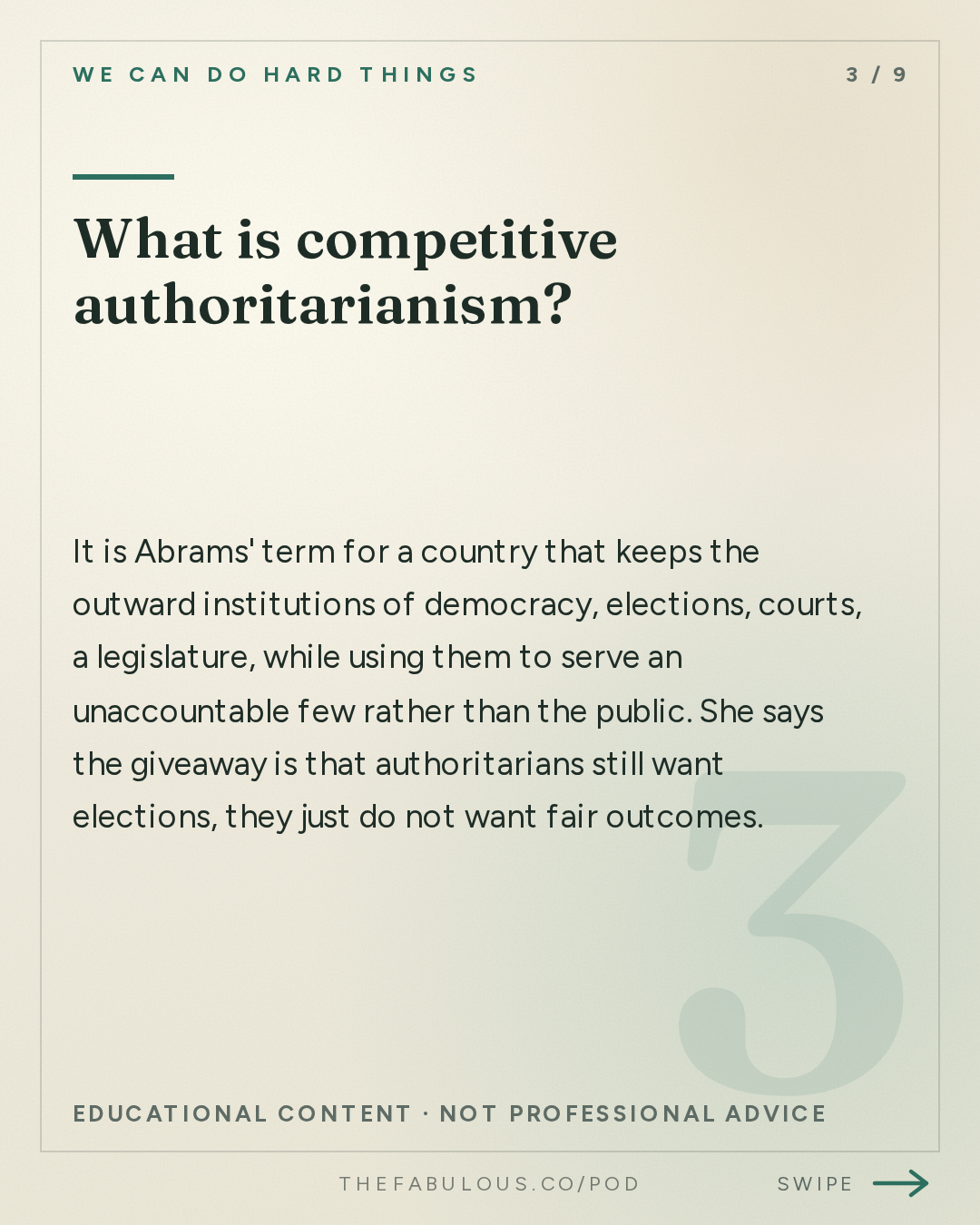 What is competitive authoritarianism? — We Can Do Hard Things: Stacey Abrams on Midterms: What's Going to Happen?